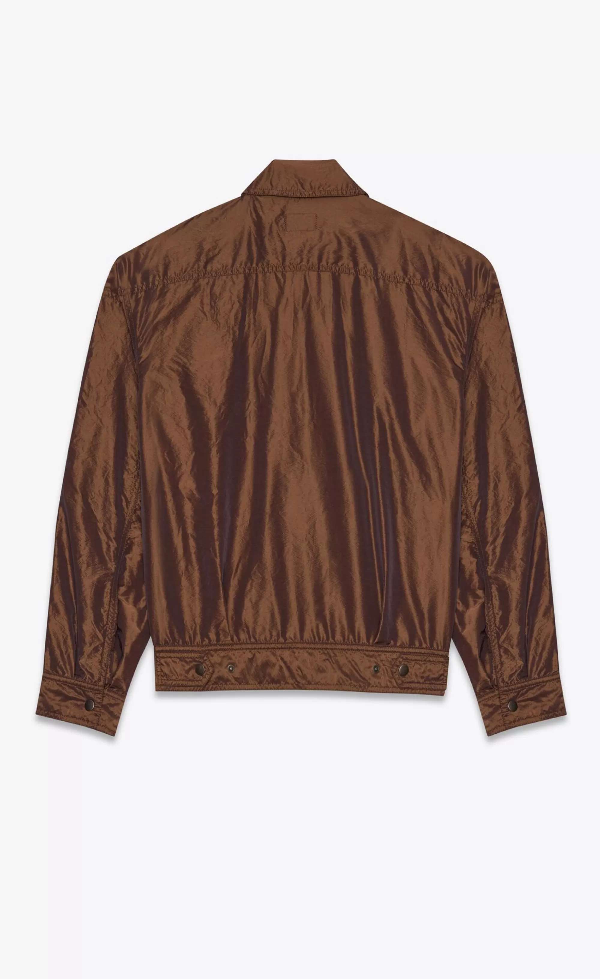 Saint Laurent ALL READY TO WEAR | OUTERWEAR^80's Army Jacket In Taffeta | | YSL.com