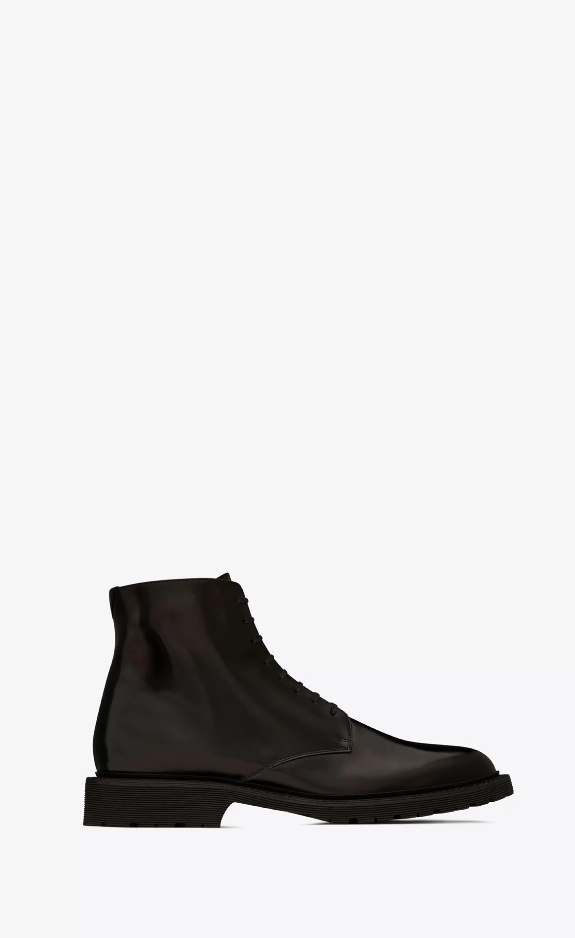 Saint Laurent BOOTS^ARMY Laced Boots In Smooth Leather | | YSL.com