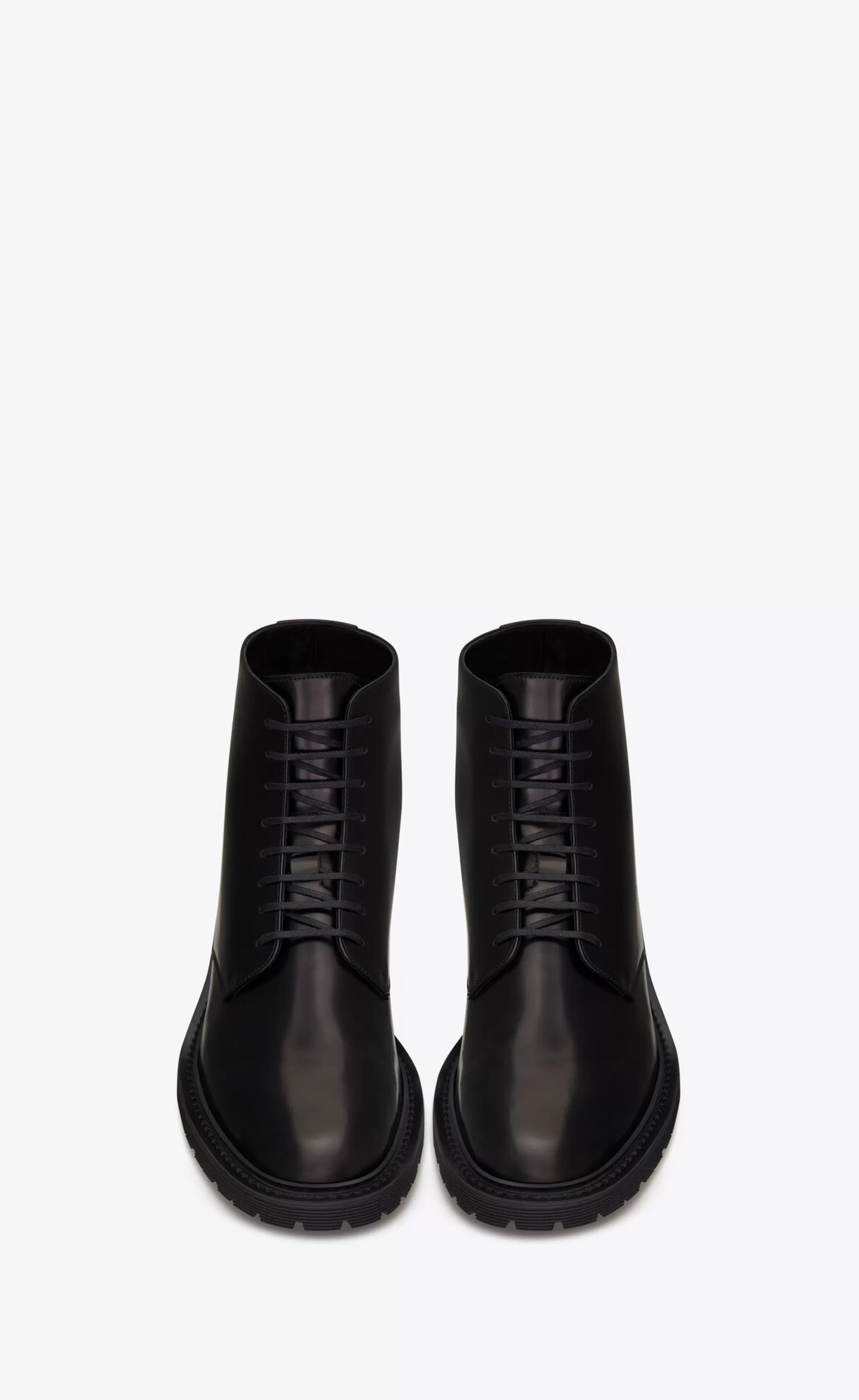 Saint Laurent BOOTS^ARMY Laced Boots In Smooth Leather | | YSL.com