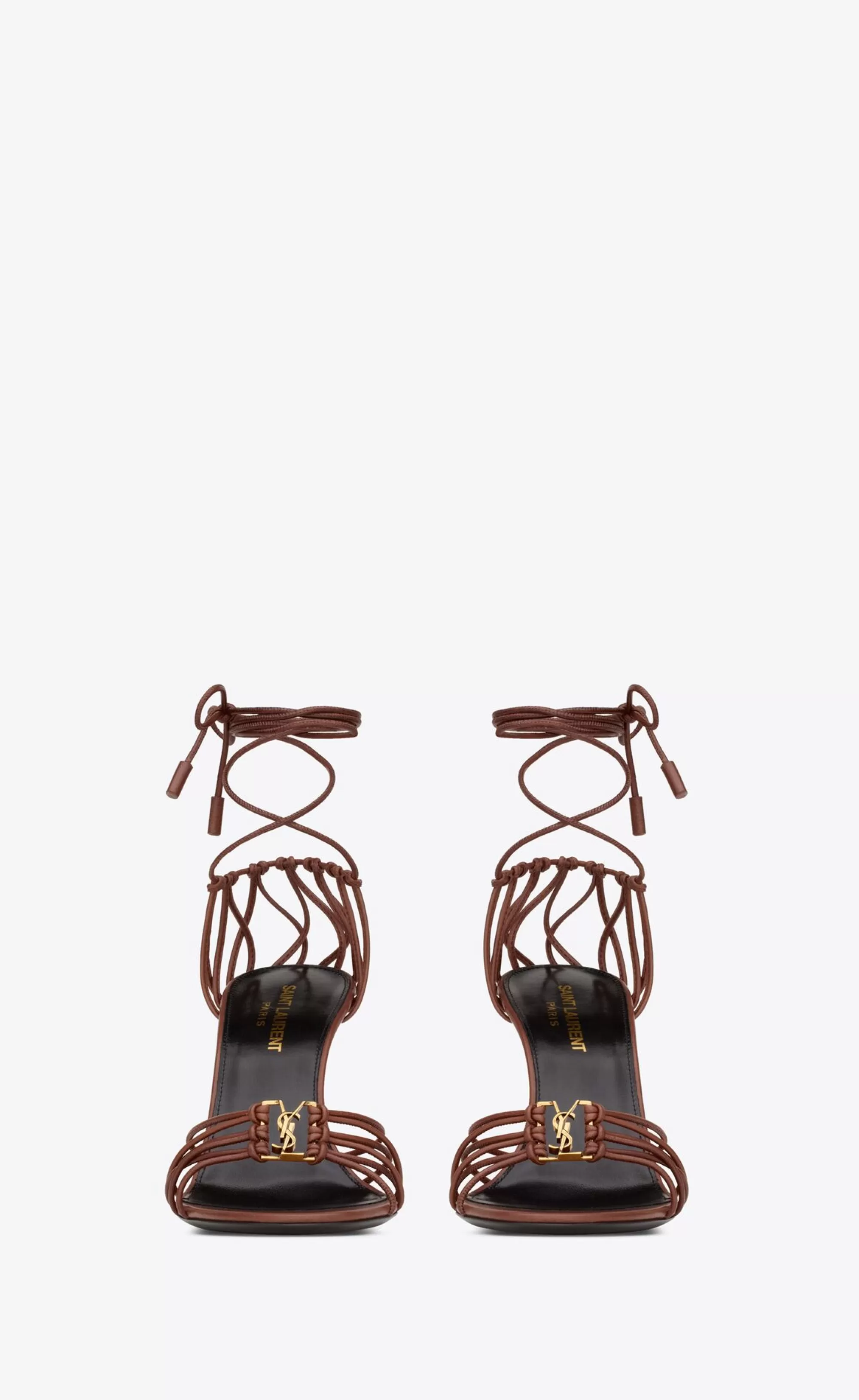 Women Saint Laurent High Heel Sandals^BABYLONE Sandals In Smooth Leather | | YSL.com