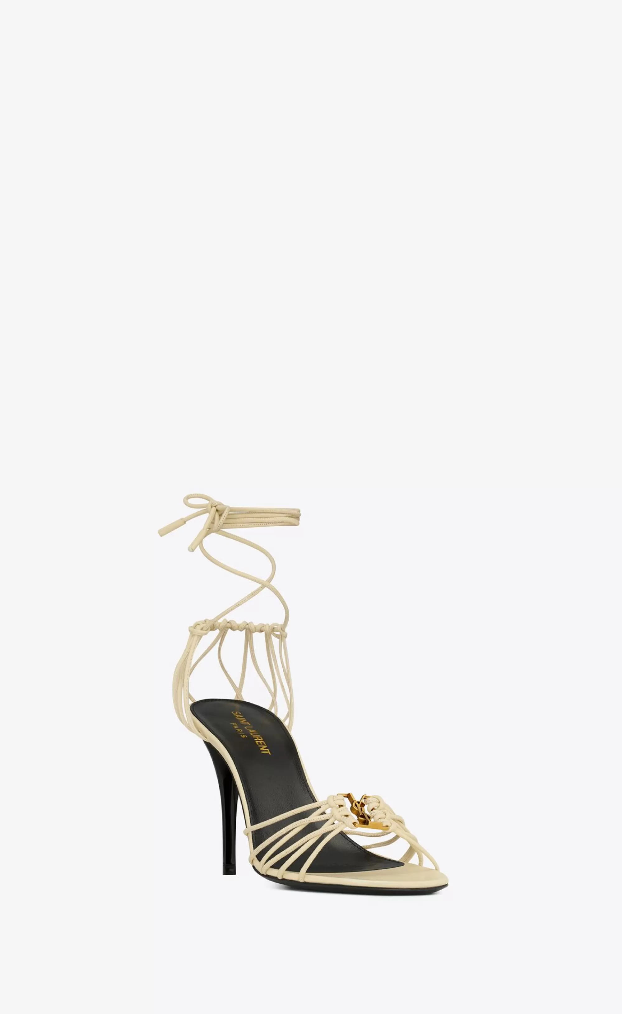 Women Saint Laurent High Heel Sandals^BABYLONE Sandals In Smooth Leather | | YSL.com