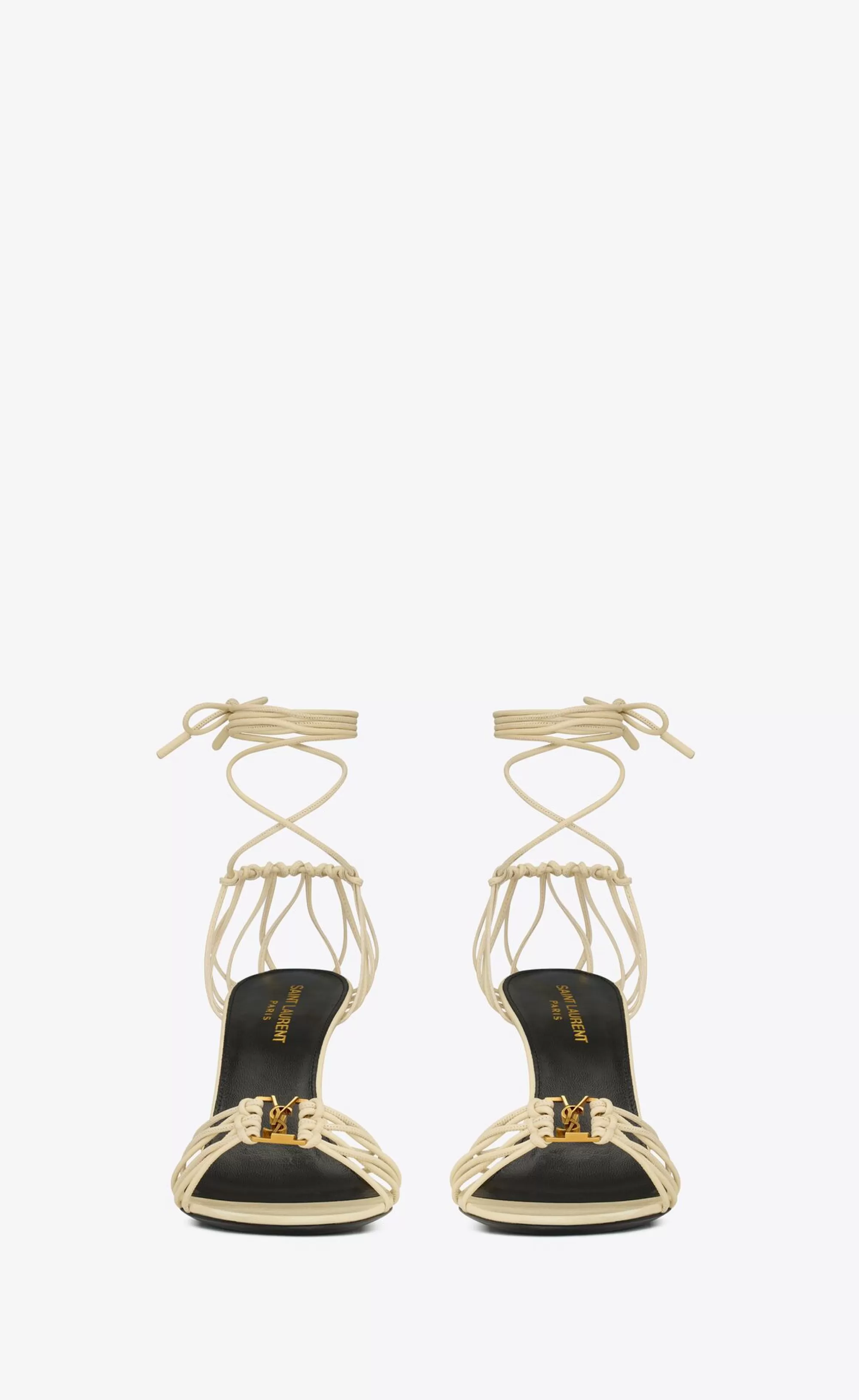 Women Saint Laurent High Heel Sandals^BABYLONE Sandals In Smooth Leather | | YSL.com