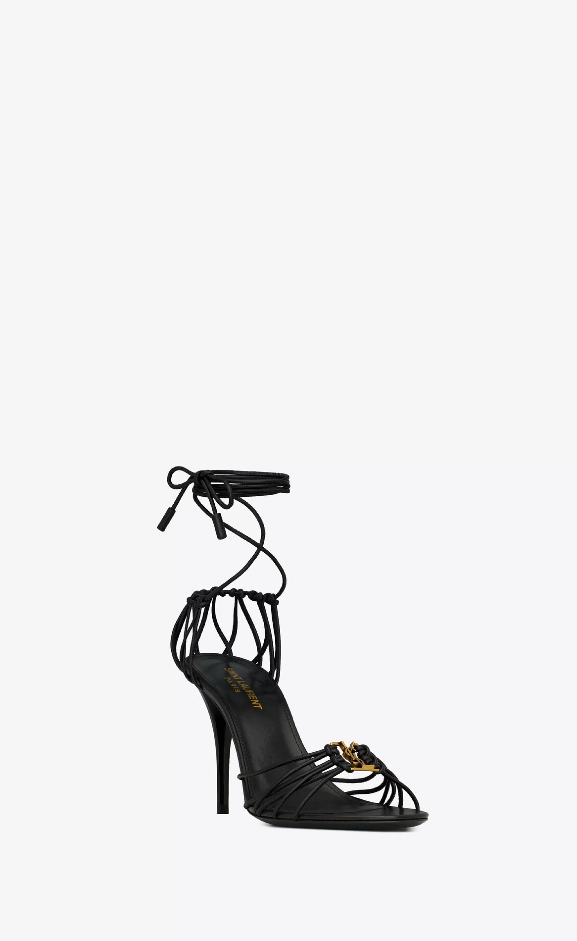 Women Saint Laurent High Heel Sandals^BABYLONE Sandals In Smooth Leather | | YSL.com