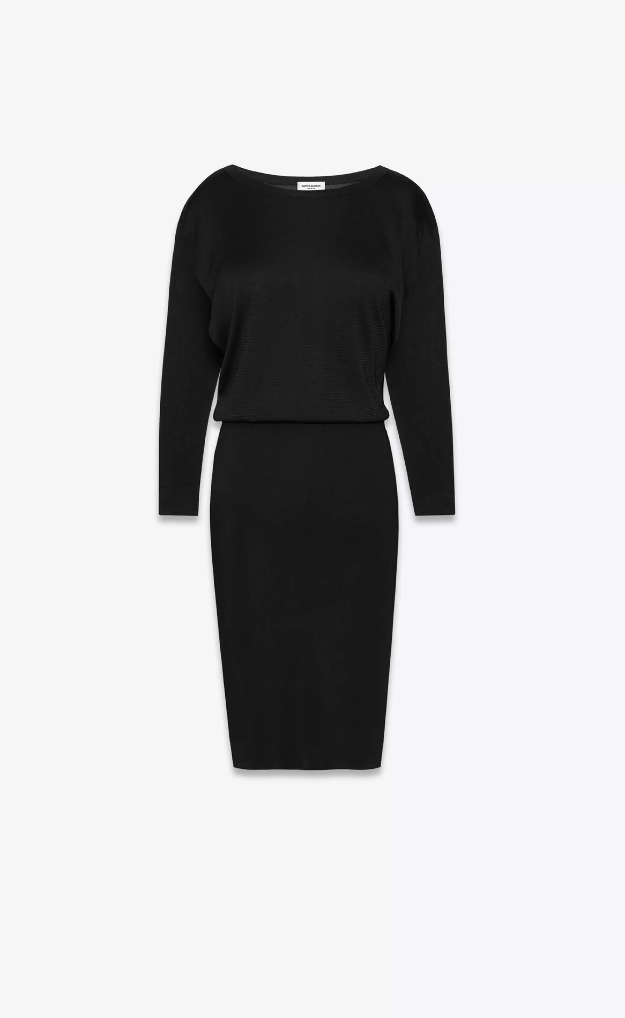 Women Saint Laurent DRESSES^Backless Dress In Knit | | YSL.com