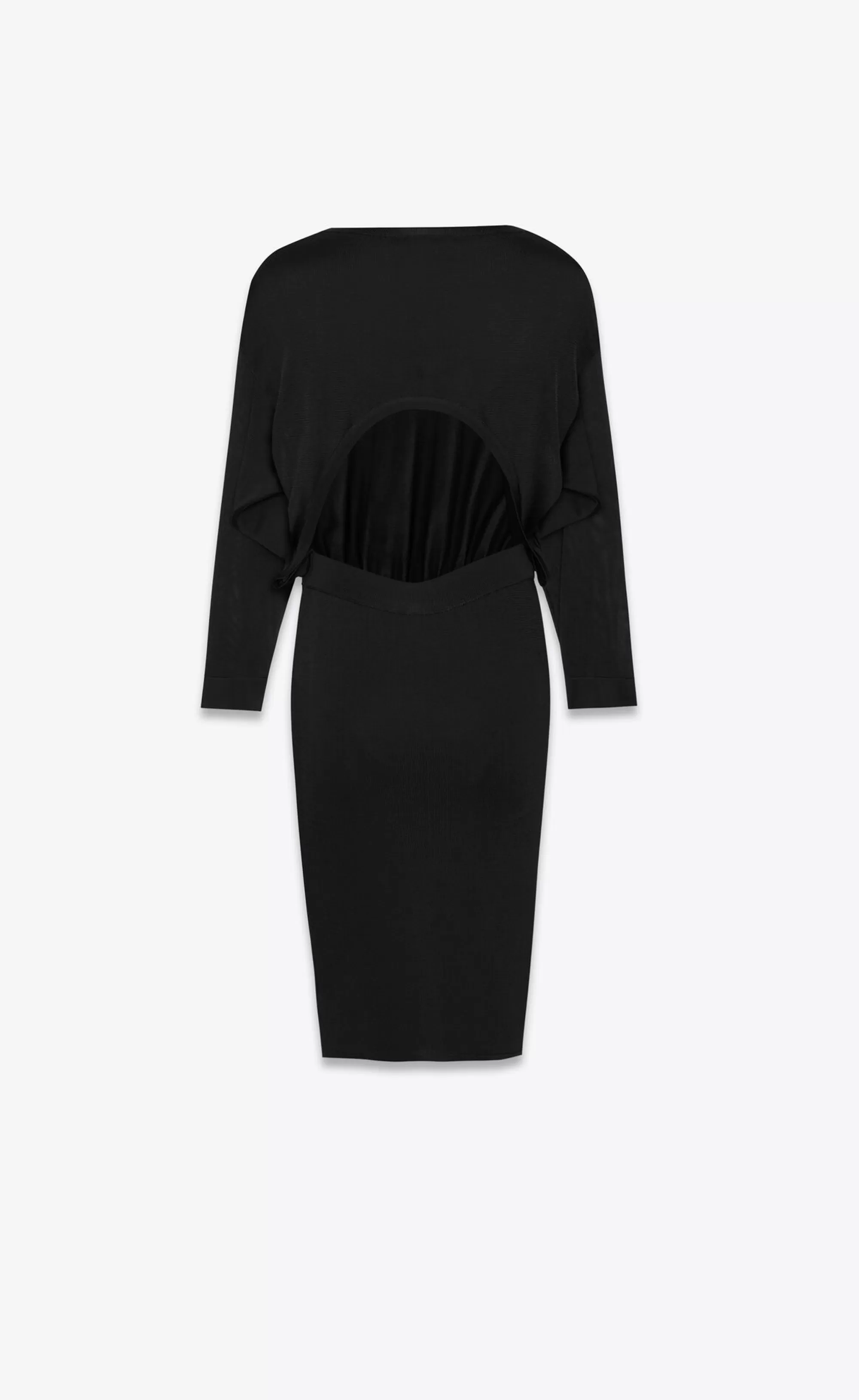 Women Saint Laurent DRESSES^Backless Dress In Knit | | YSL.com