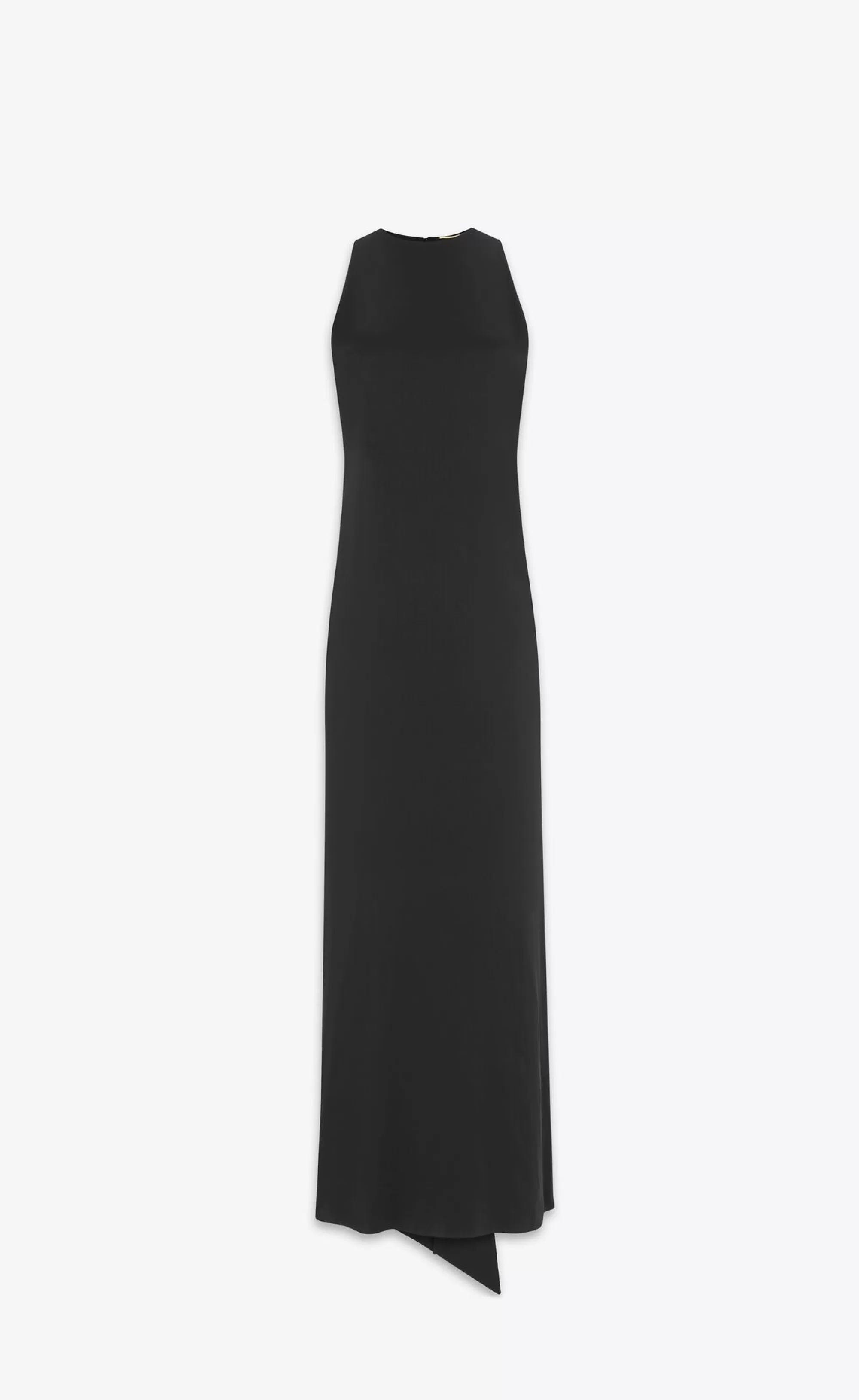 Women Saint Laurent DRESSES^Back-tie Dress In Satin Crepe | | YSL.com