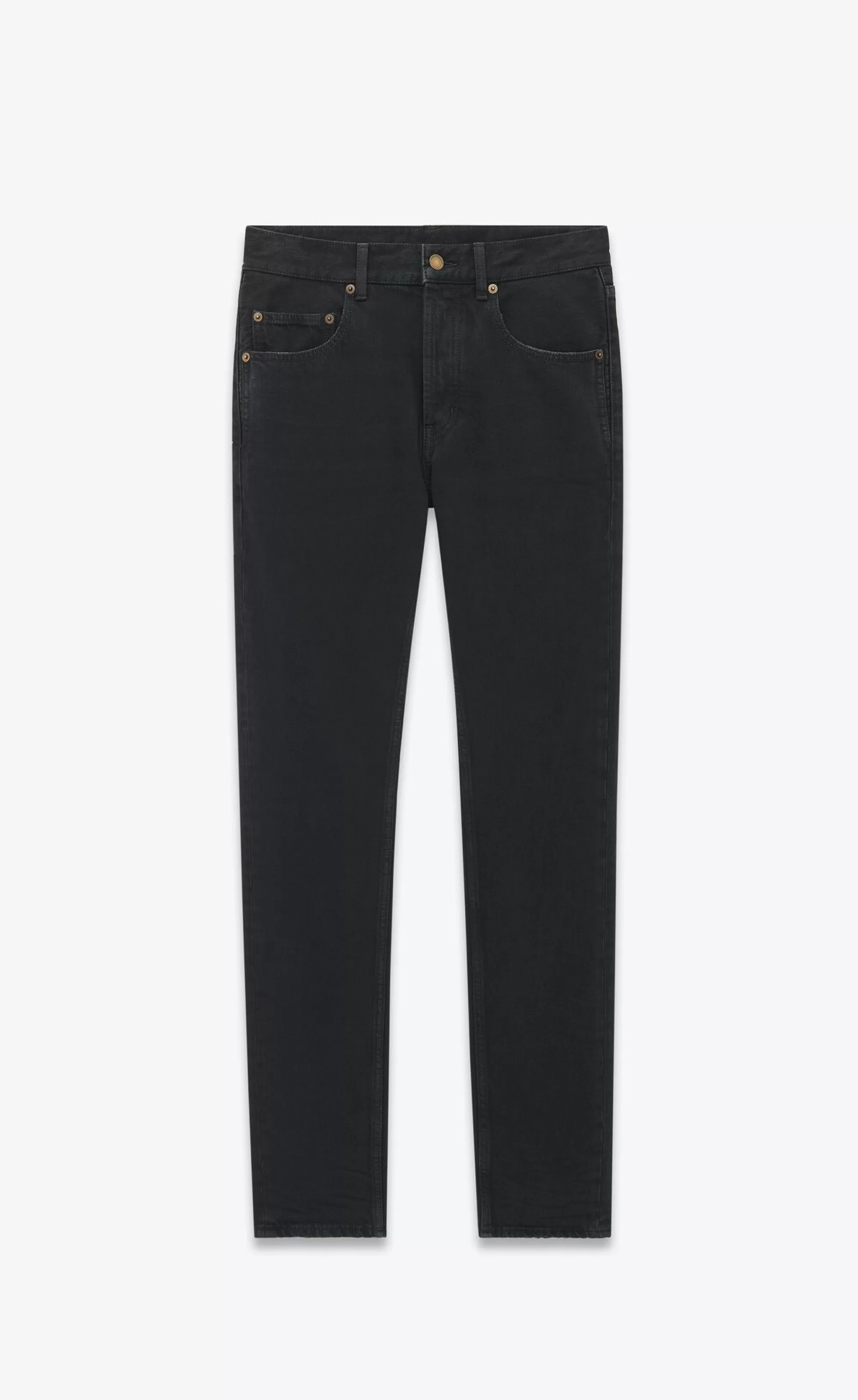 Saint Laurent ALL READY TO WEAR | DENIM^Baggy Jeans In Carbon Denim | | YSL.com