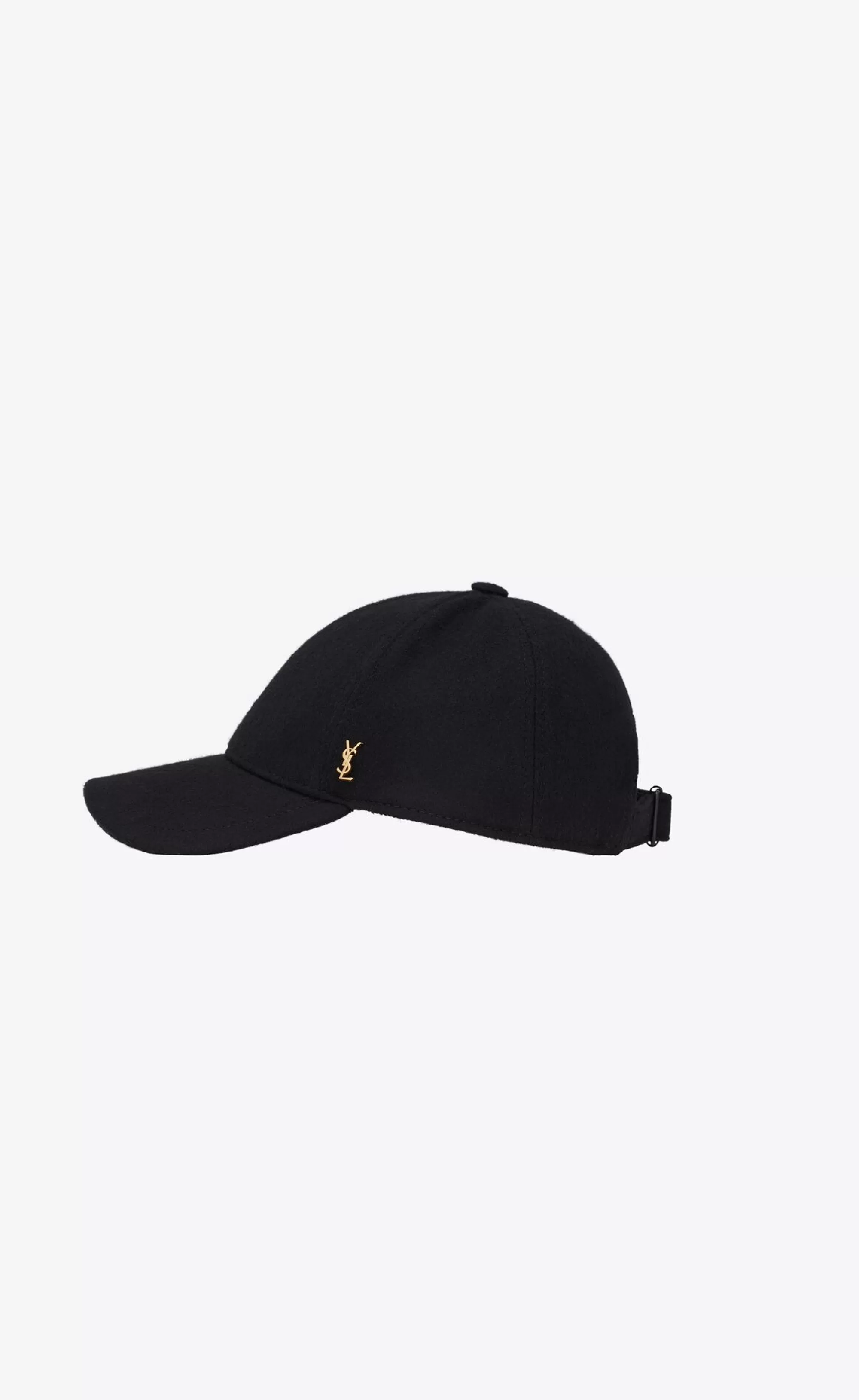 Women Saint Laurent HATS | HATS AND GLOVES^Baseball Cap CASSANDRE In Felt | | YSL.com