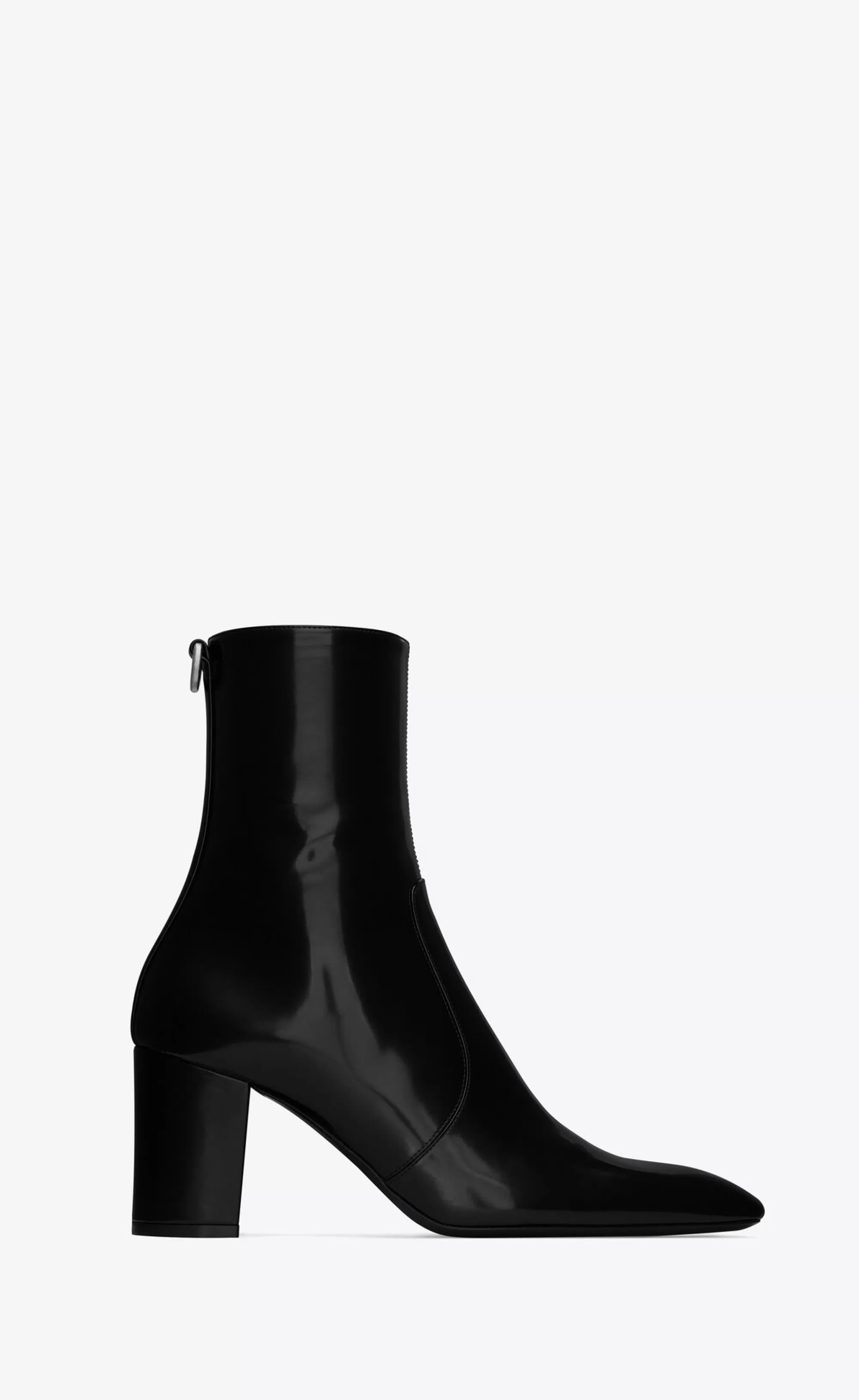 Women Saint Laurent BOOTS^BETTY Booties In Glazed Leather | | YSL.com