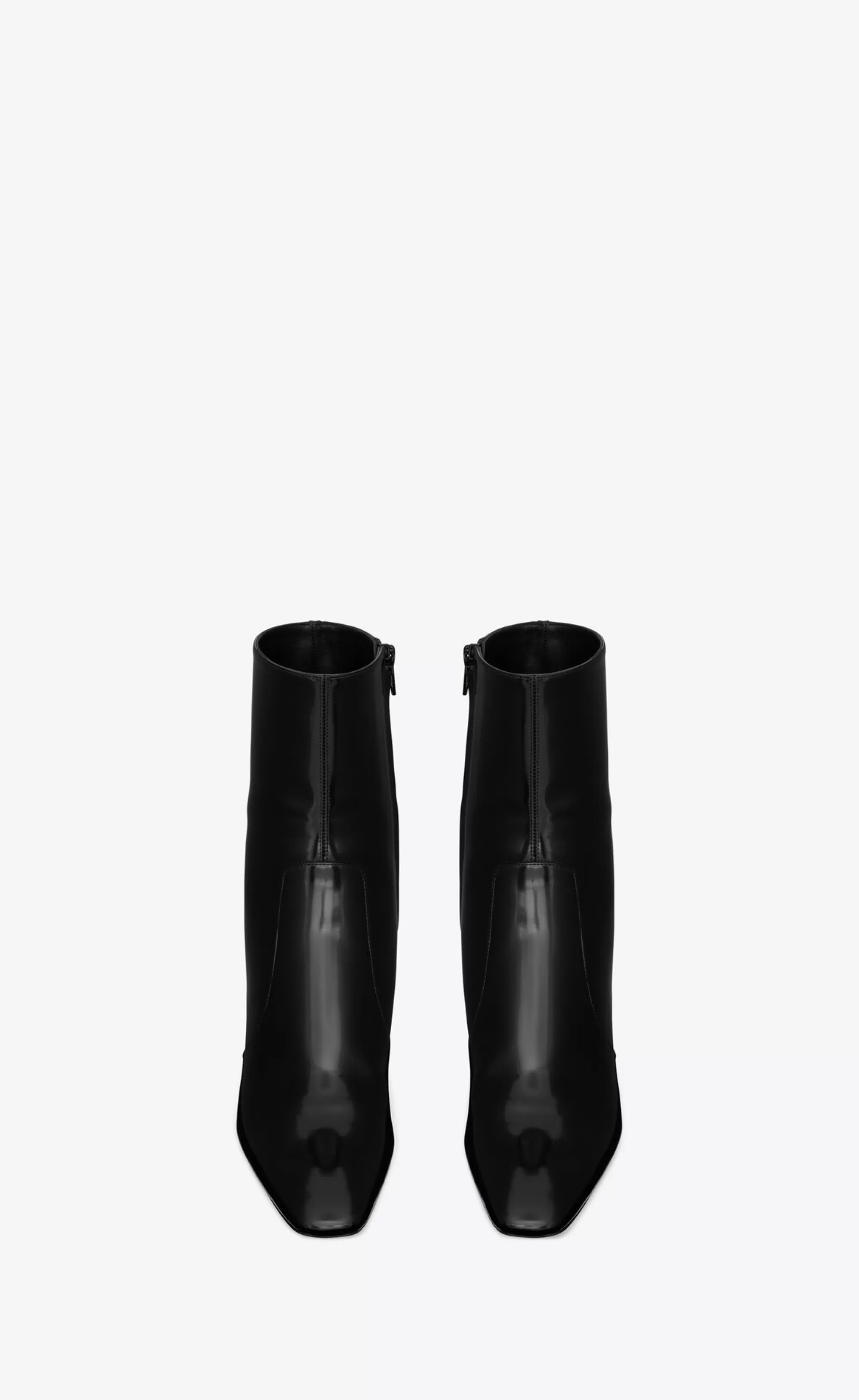 Women Saint Laurent BOOTS^BETTY Booties In Glazed Leather | | YSL.com