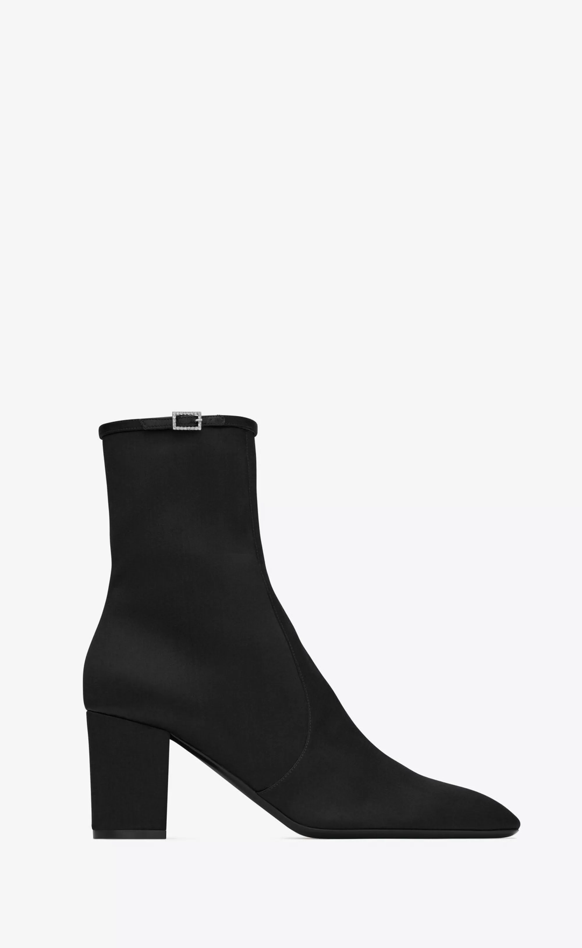 Women Saint Laurent BOOTS^BETTY Booties In Satin Crepe | | YSL.com