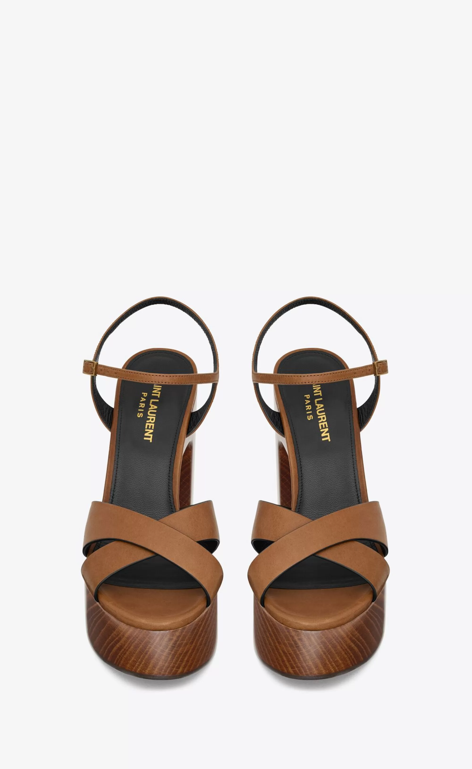 Women Saint Laurent High Heel Sandals^Bianca Platform Sandals In Smooth Leather | | YSL.com