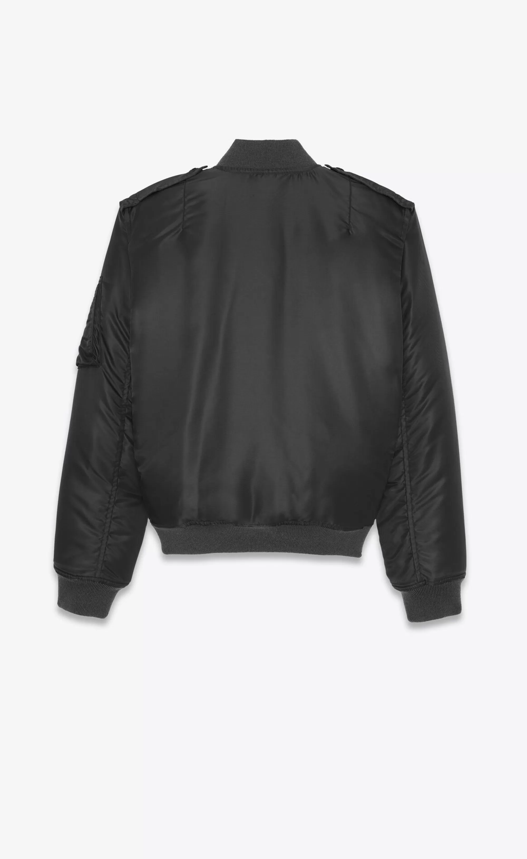 Saint Laurent ALL READY TO WEAR | OUTERWEAR^Bomber Jacket In Nylon | | YSL.com