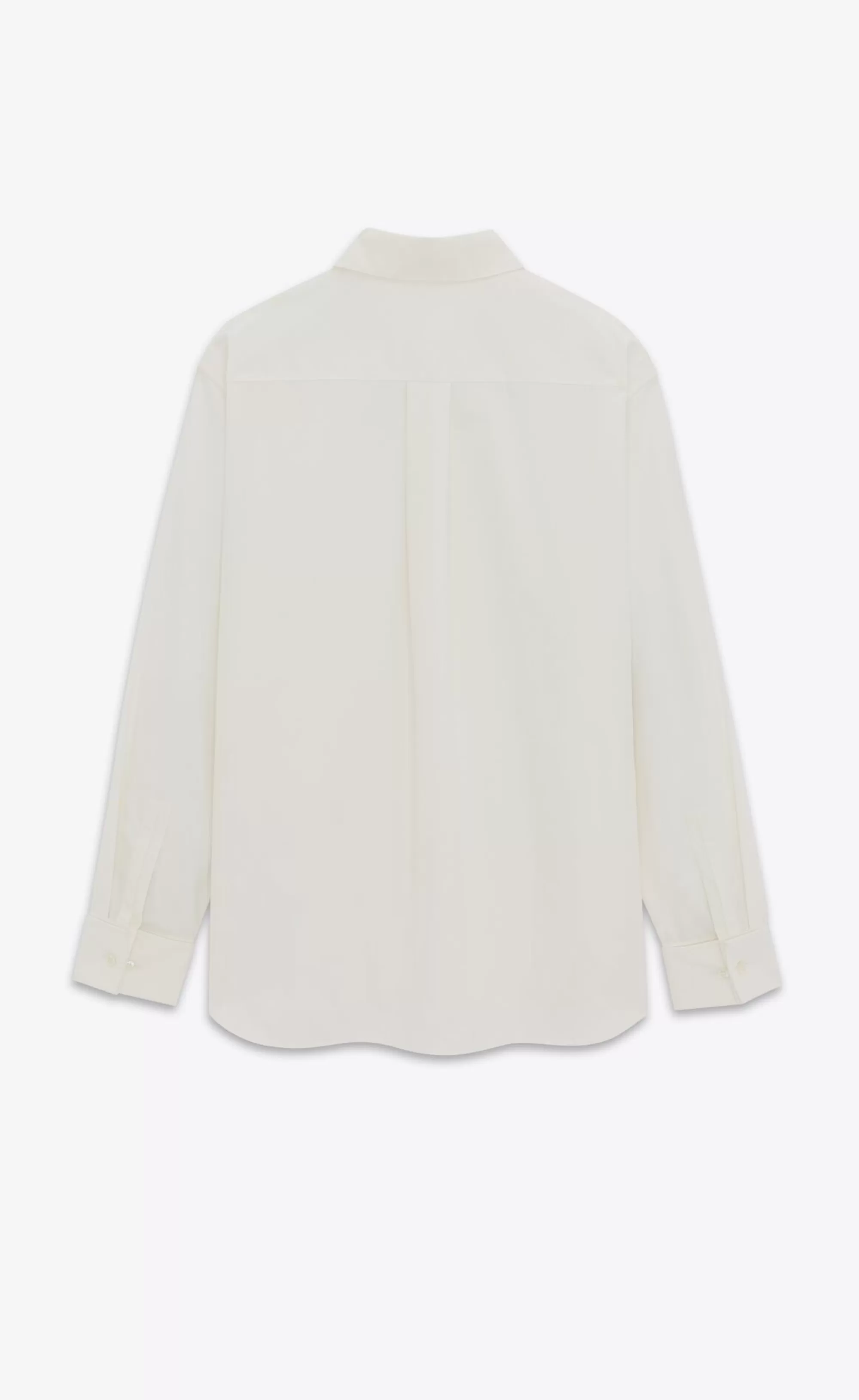 Women Saint Laurent SHIRTS AND TOPS^Boyfriend Shirt In Cotton Poplin | | YSL.com