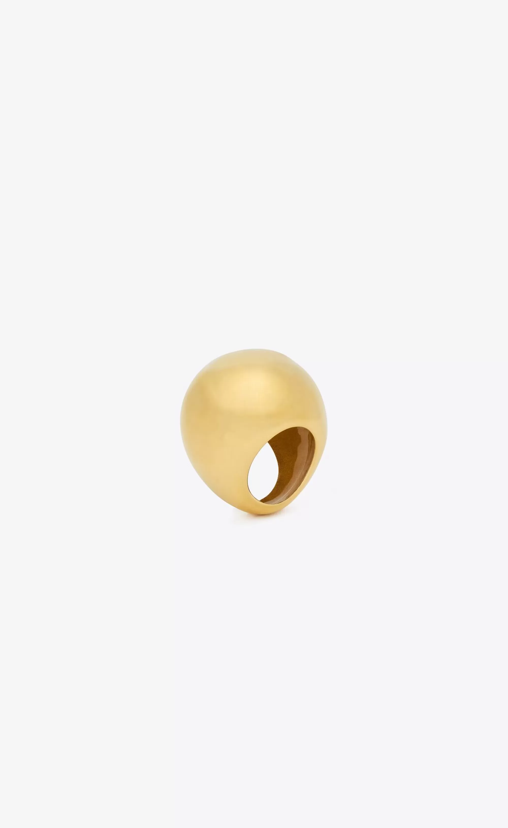 Women Saint Laurent RINGS^Bubble Ring In Metal | | YSL.com