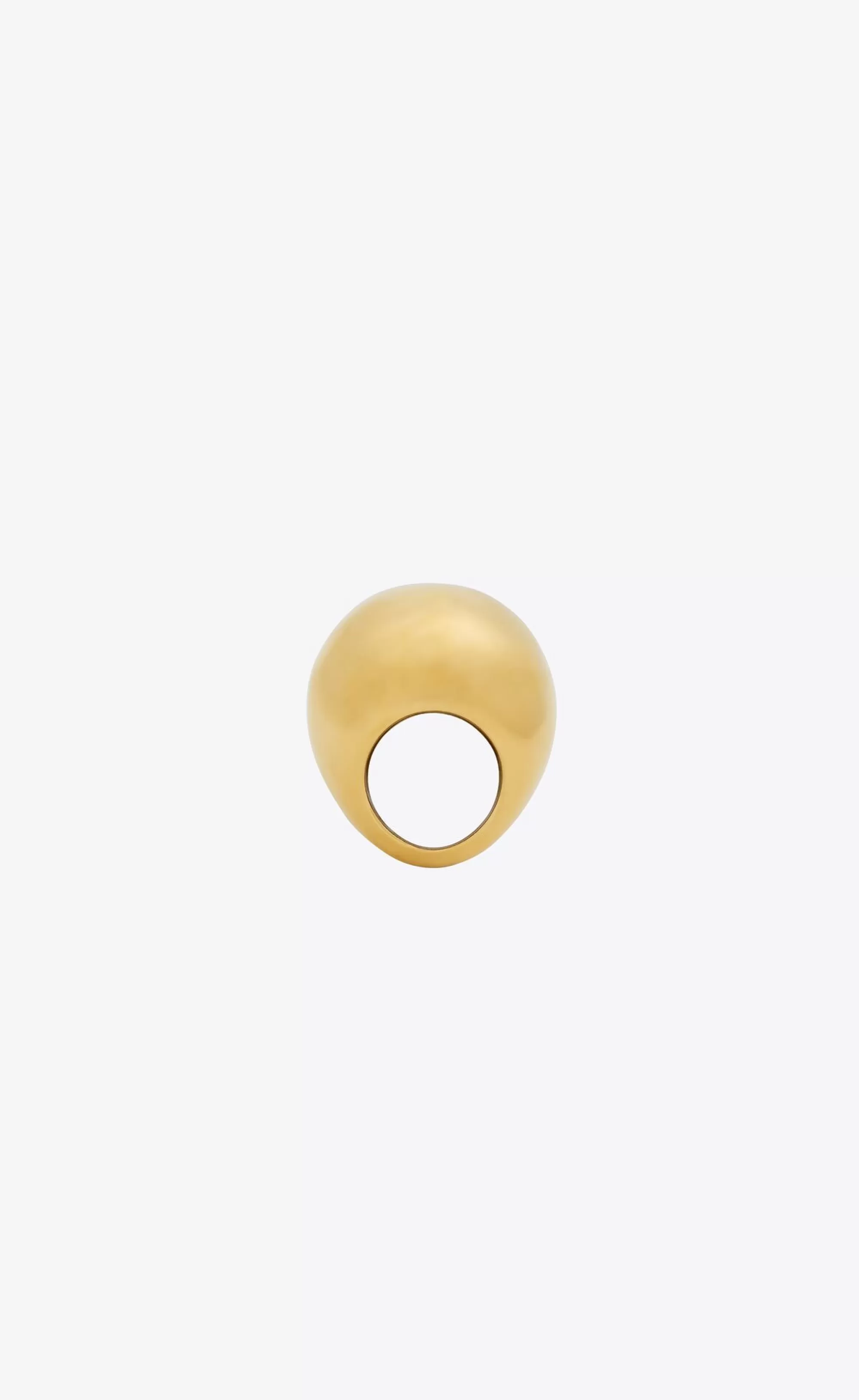 Women Saint Laurent RINGS^Bubble Ring In Metal | | YSL.com