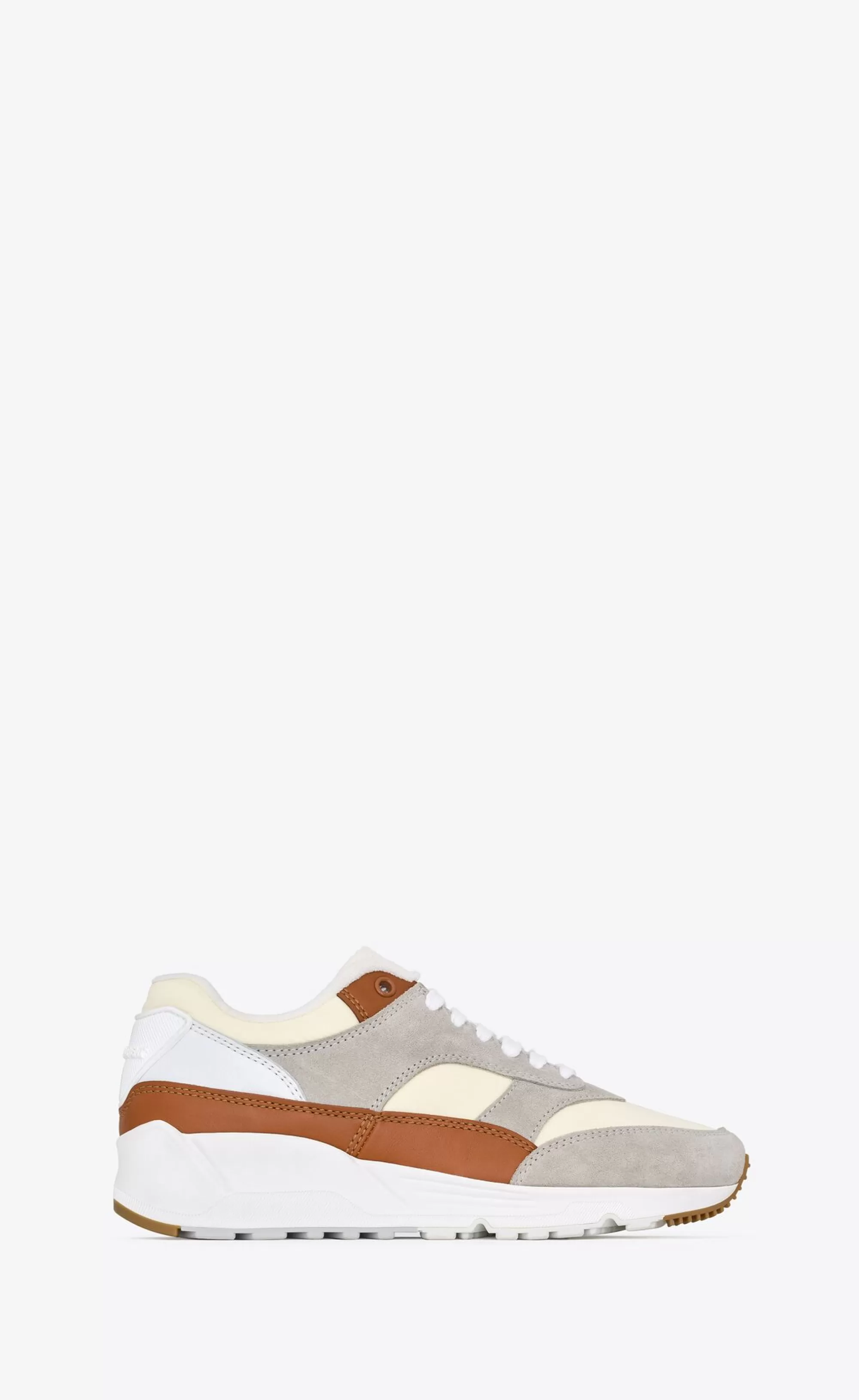 Women Saint Laurent SNEAKERS^BUMP Sneakers In Nylon, Suede And Leather | | YSL.com