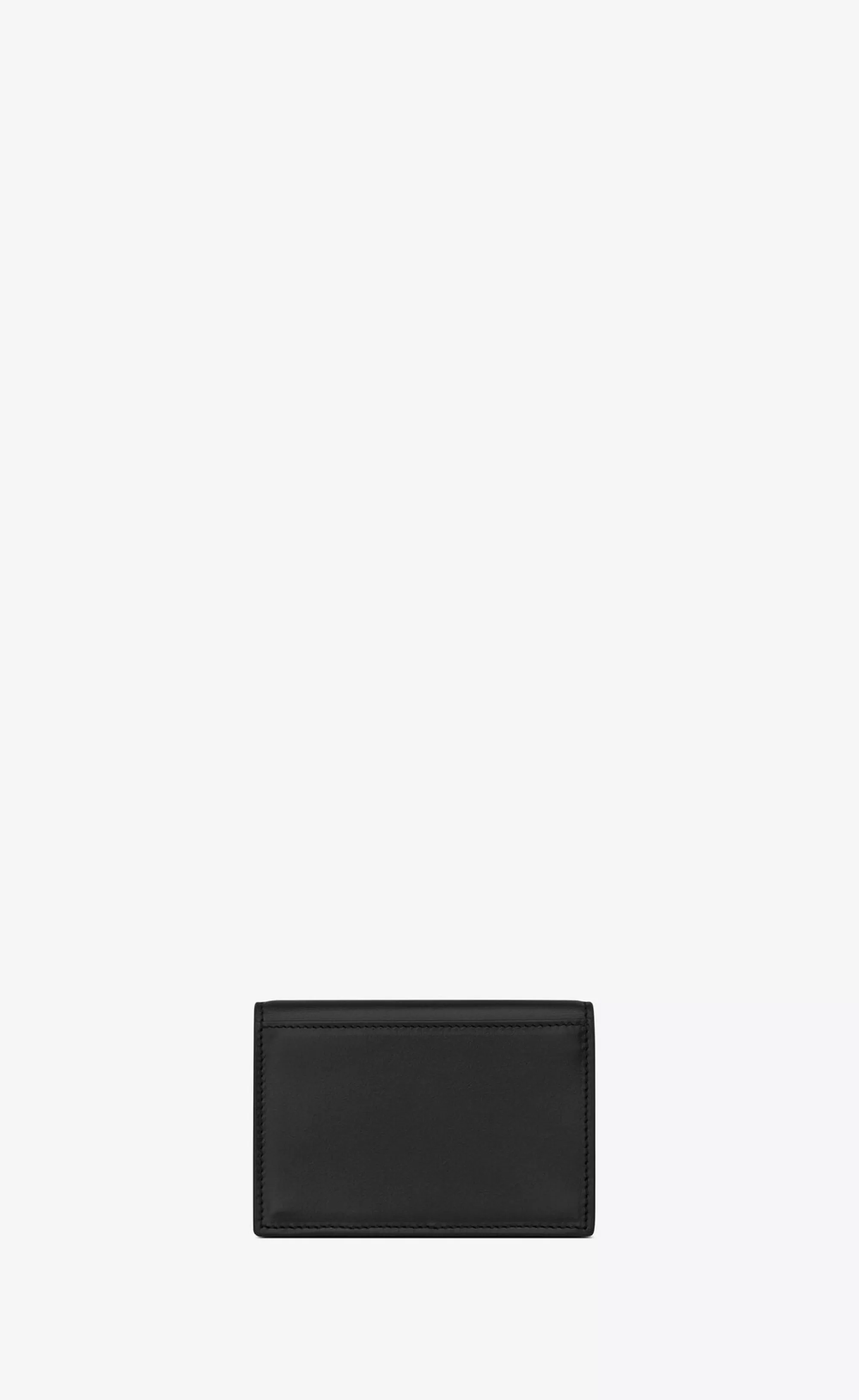 Saint Laurent CARD CASES^Business Card Holder With Flap In Smooth Leather | | YSL.com