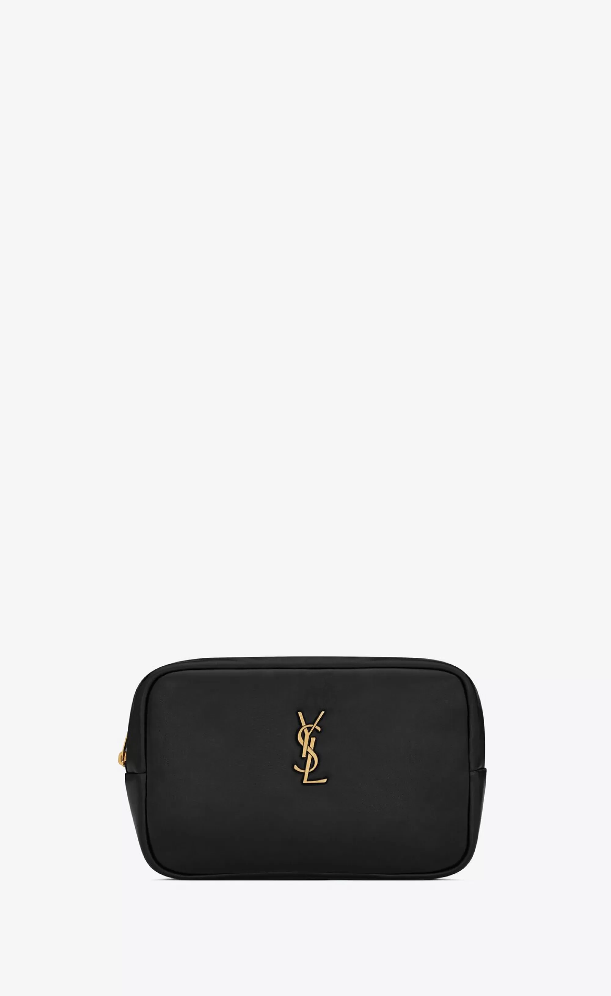 Women Saint Laurent SMALL ACCESSORIES | pouches^CALYPSO Cosmetic Pouch In Lambskin | | YSL.com