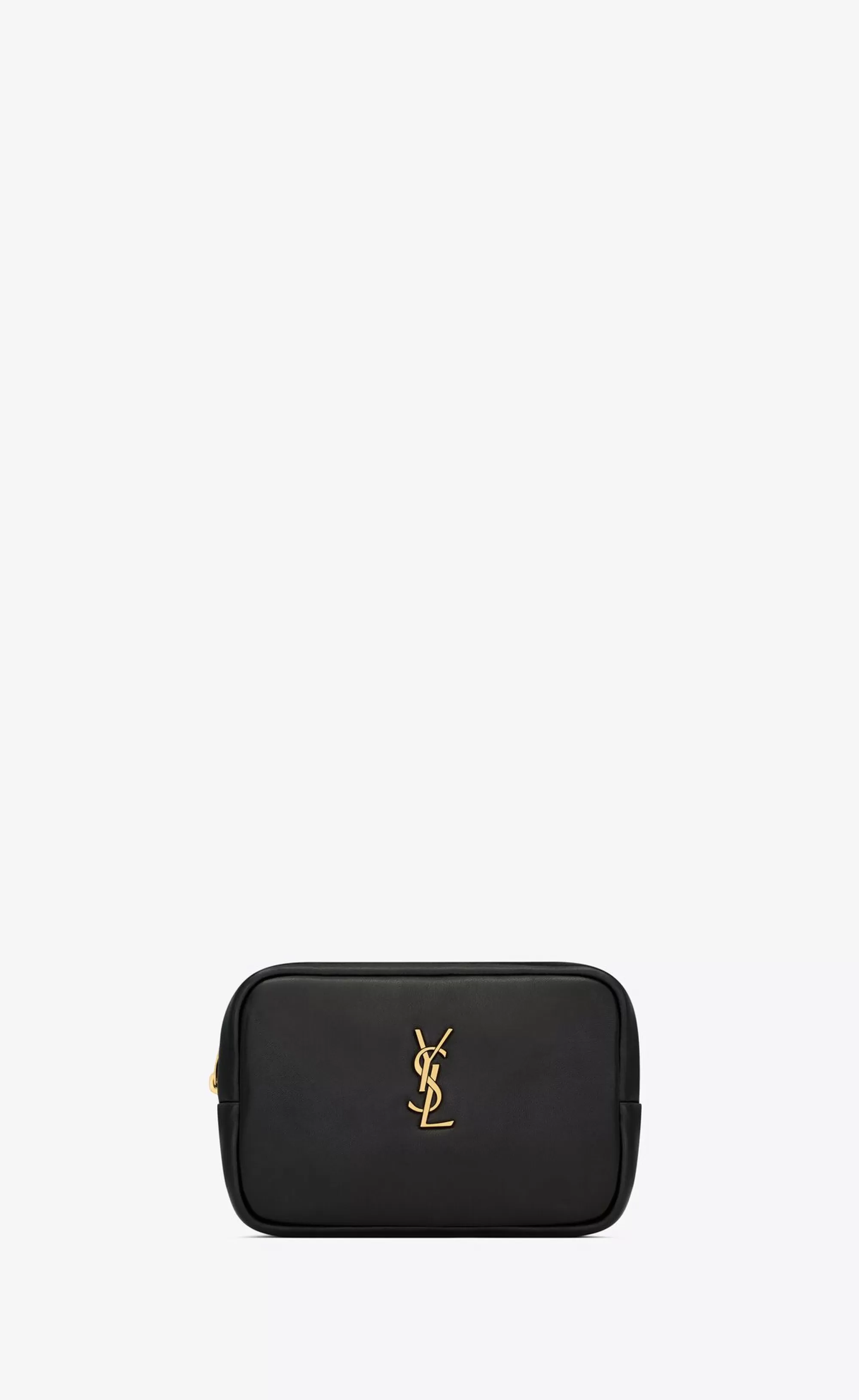 Women Saint Laurent SMALL ACCESSORIES | pouches^CALYPSO Mini Cosmetic Pouch In Lambskin | | YSL.com