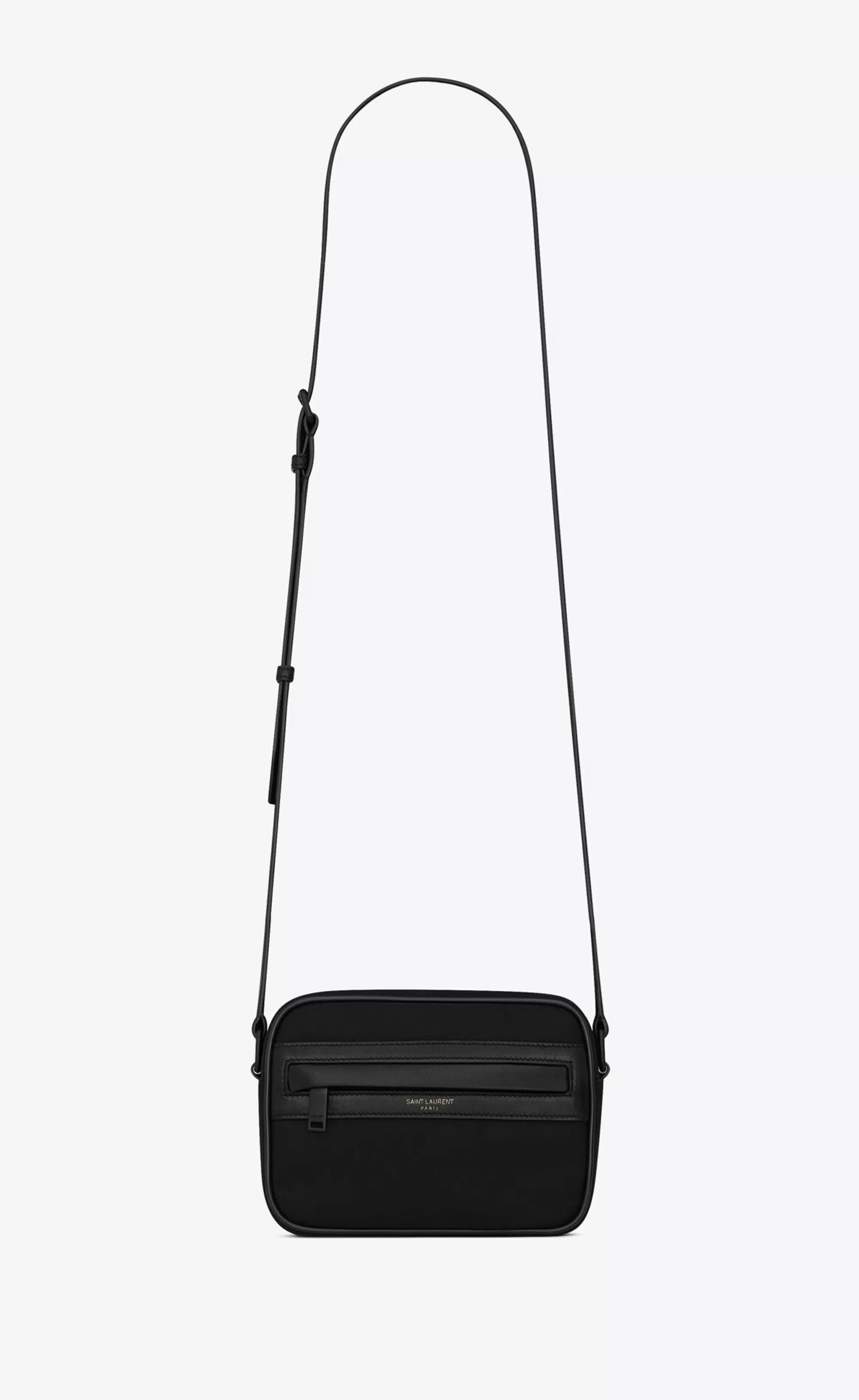 Saint Laurent MESSENGERS^CAMP SMALL CAMERA BAG IN ECONYL® AND LAMBSKIN | | YSL.com