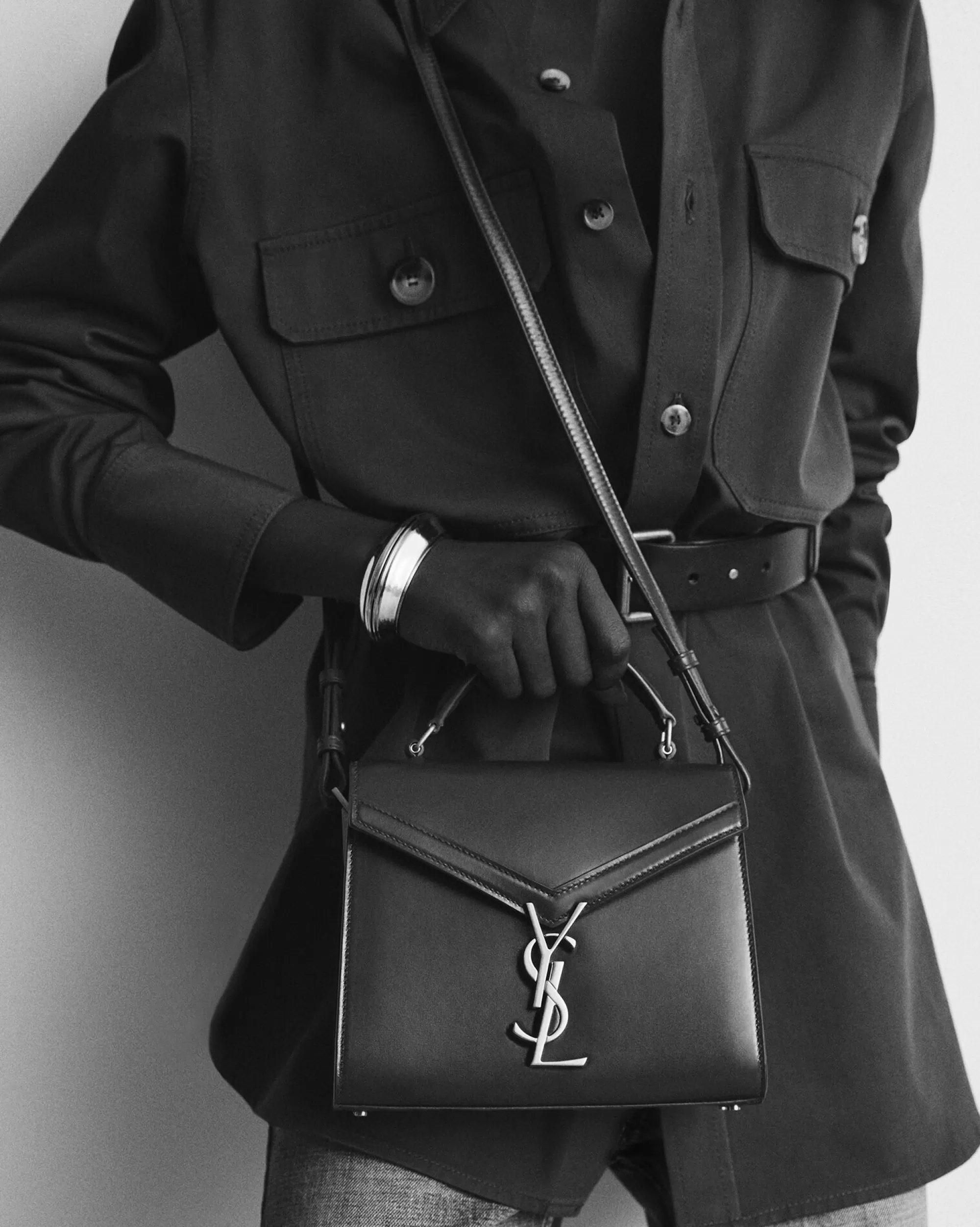 Women Saint Laurent TOP HANDLES^CASSANDRA Mini In BOX | | YSL.com