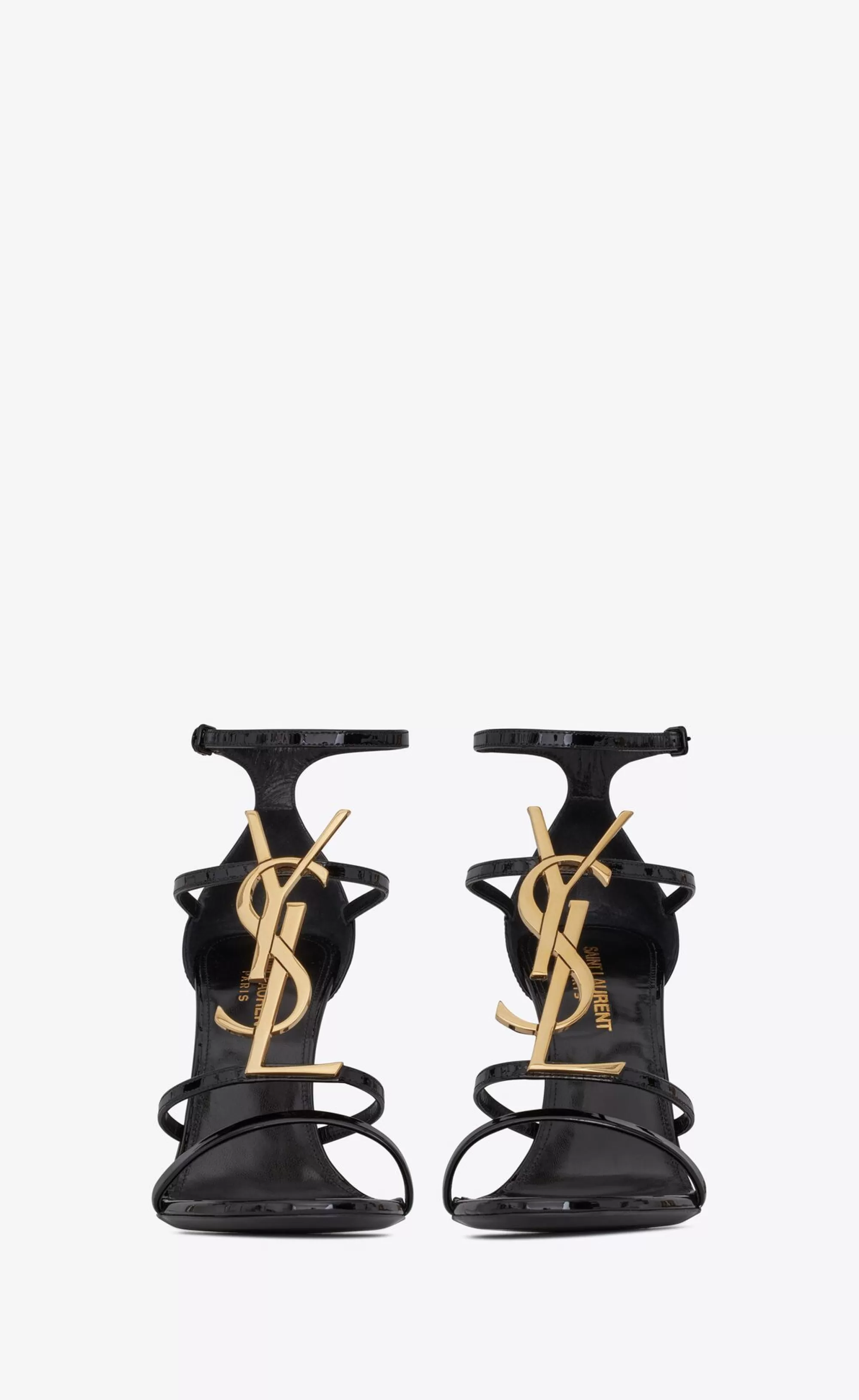 Women Saint Laurent High Heel Sandals^Cassandra Sandals In Patent Leather | | YSL.com