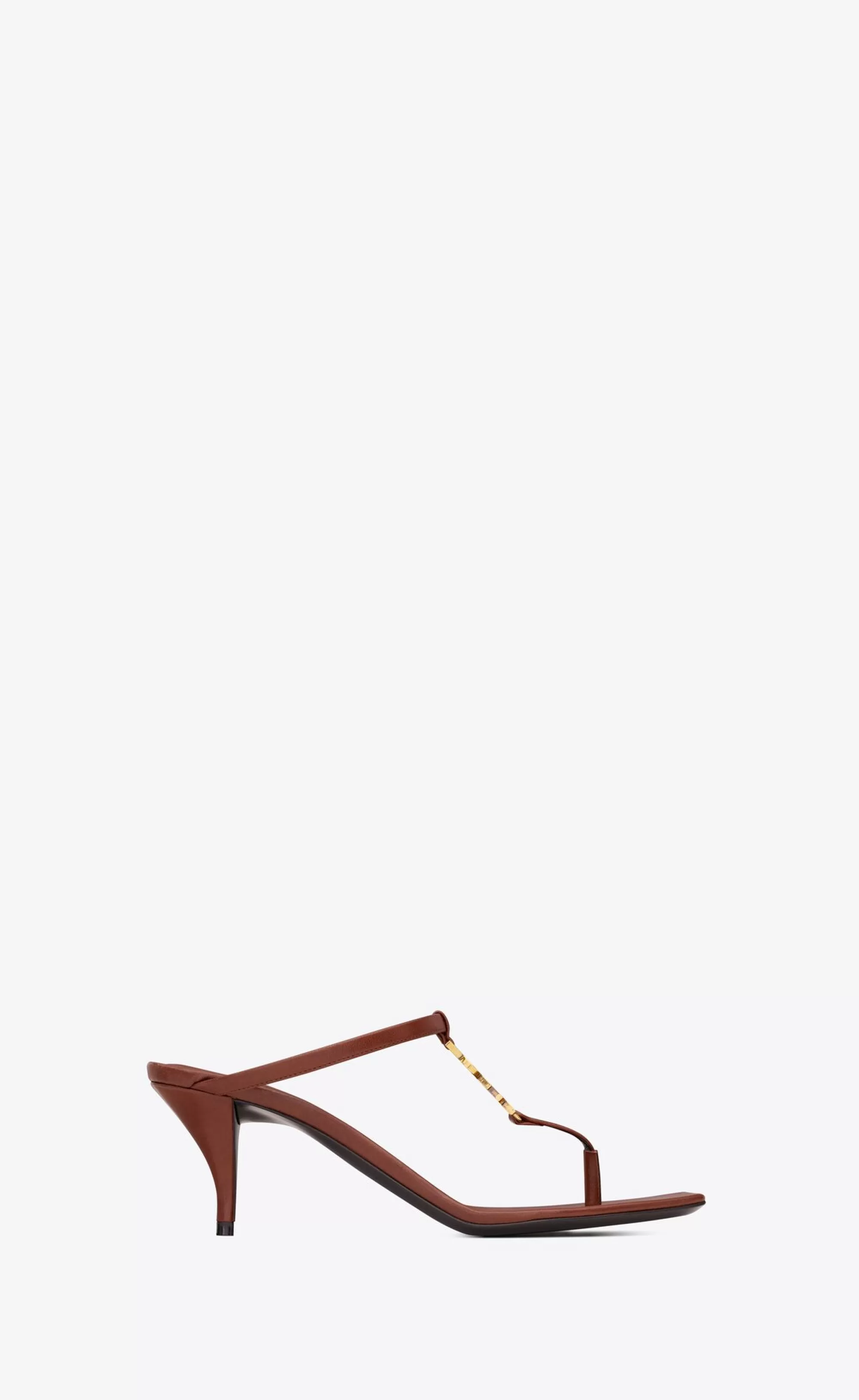 Women Saint Laurent MULES^CASSANDRA Sandals In Smooth Leather | | YSL.com