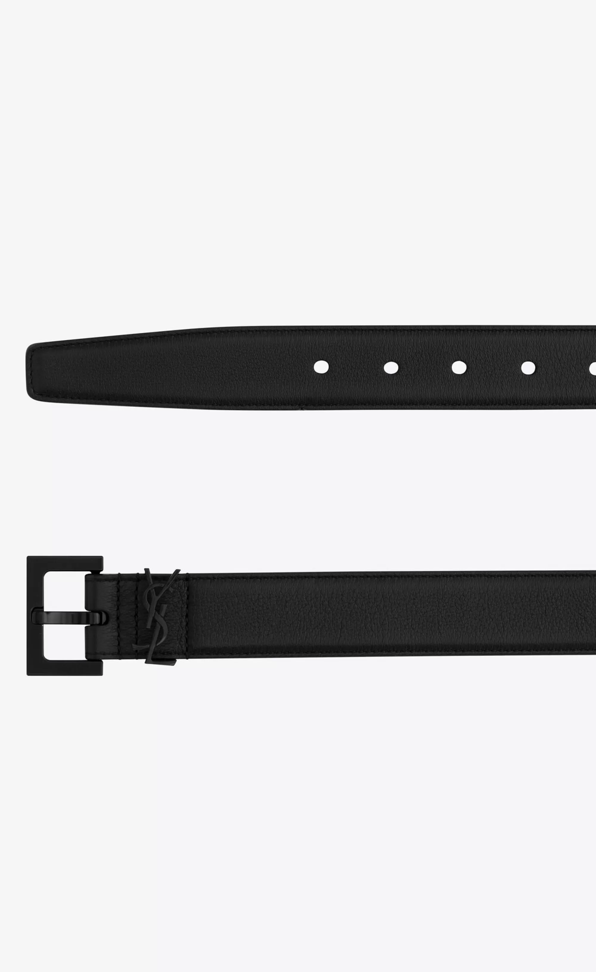 Saint Laurent BELTS^Cassandre Belt In Smooth Leather | | YSL.com