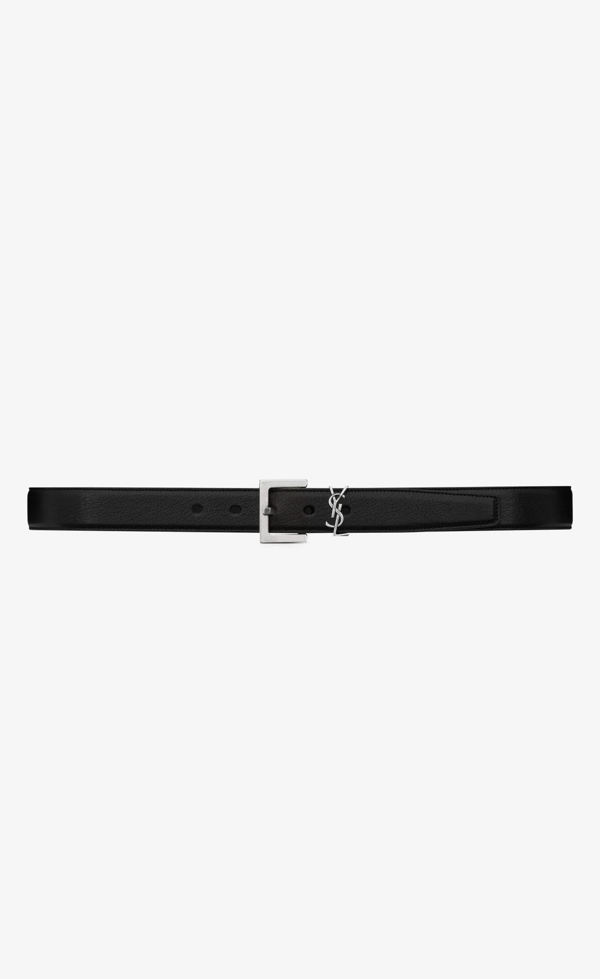 Saint Laurent BELTS^CASSANDRE BELT IN SMOOTH LEATHER | | YSL.com