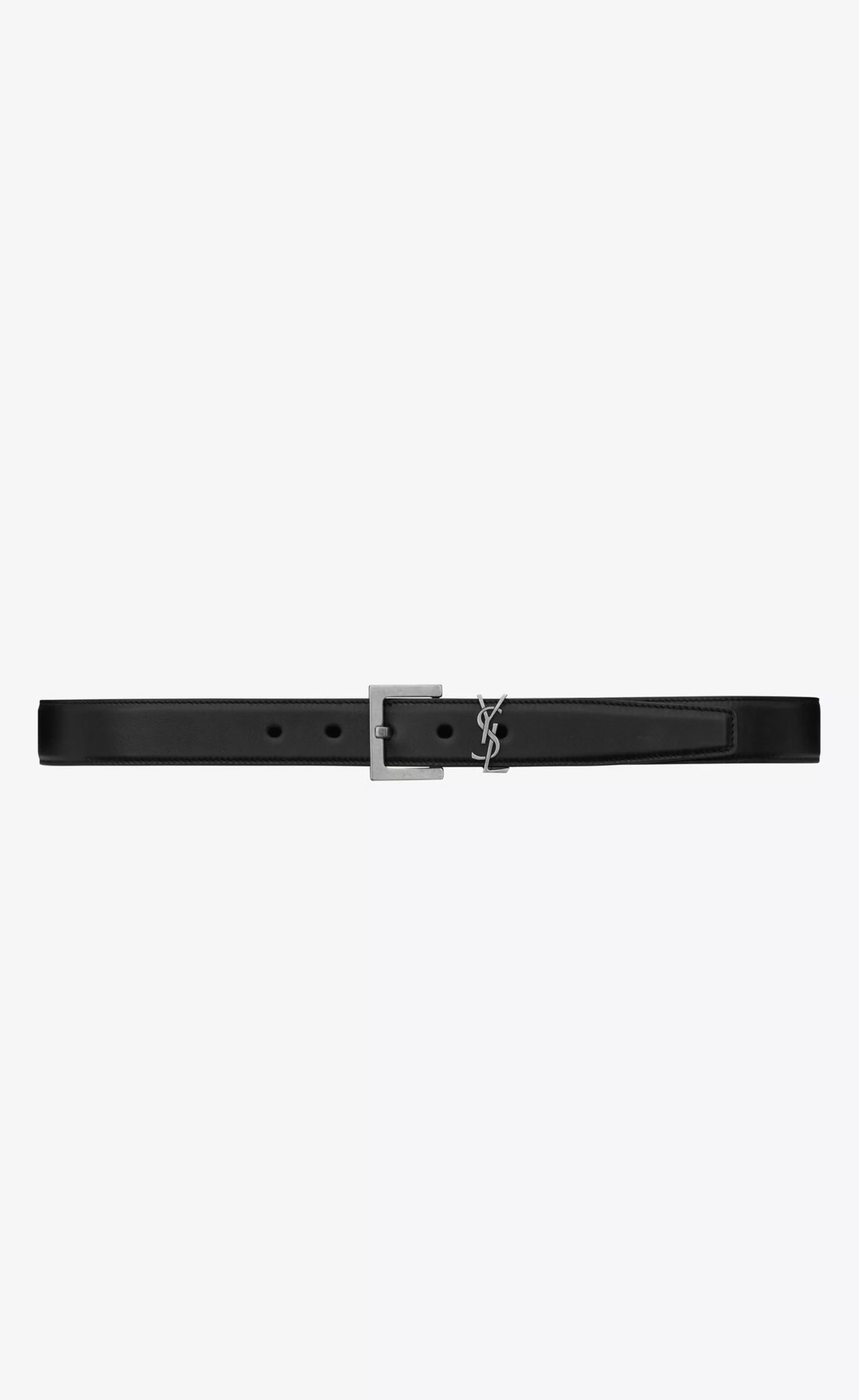 Women Saint Laurent BELTS^Cassandre Belt With Square Buckle In Smooth Leather | | YSL.com