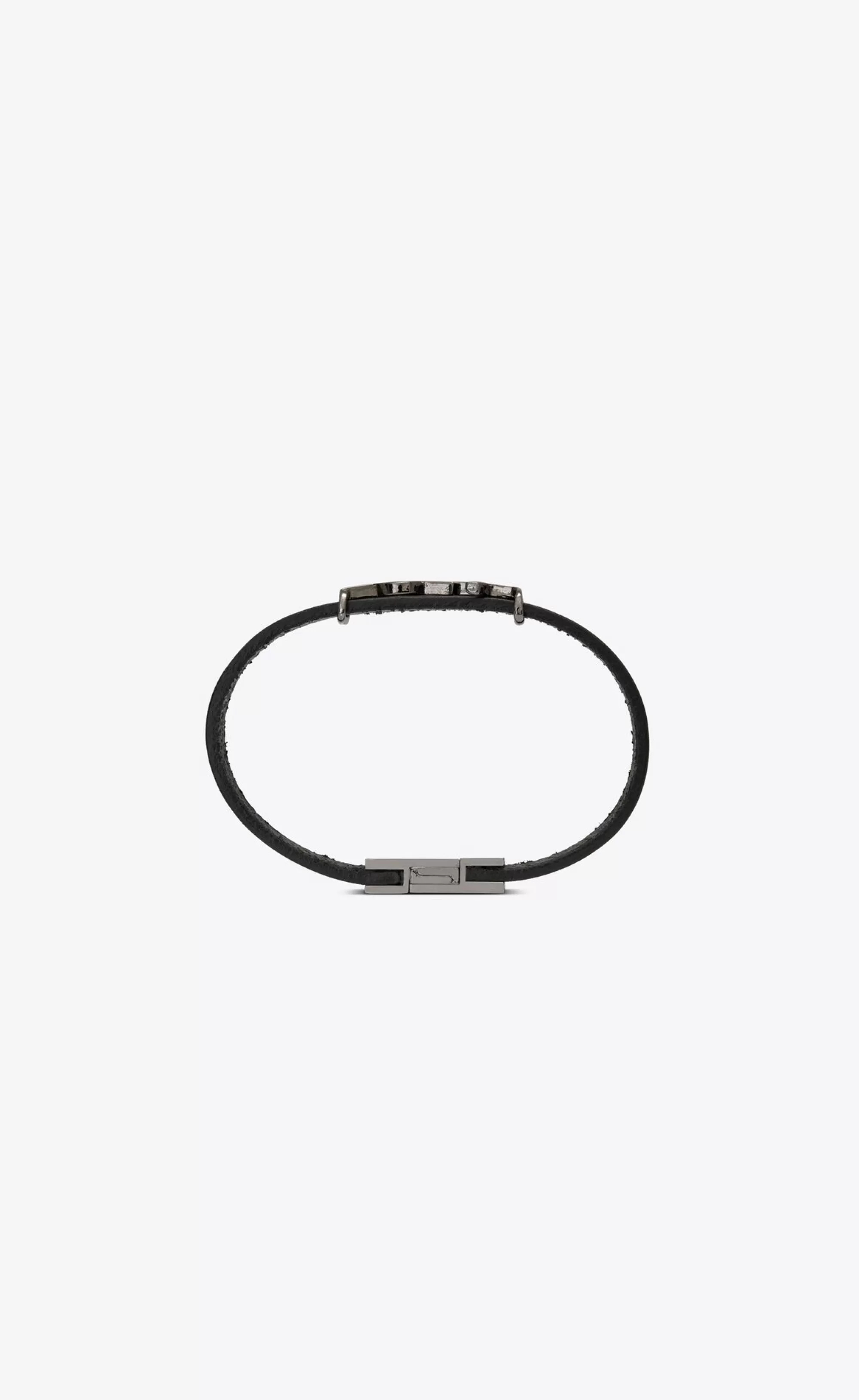 Women Saint Laurent Leather bracelets | Leather bracelets^CASSANDRE Bracelet In Leather | | YSL.com