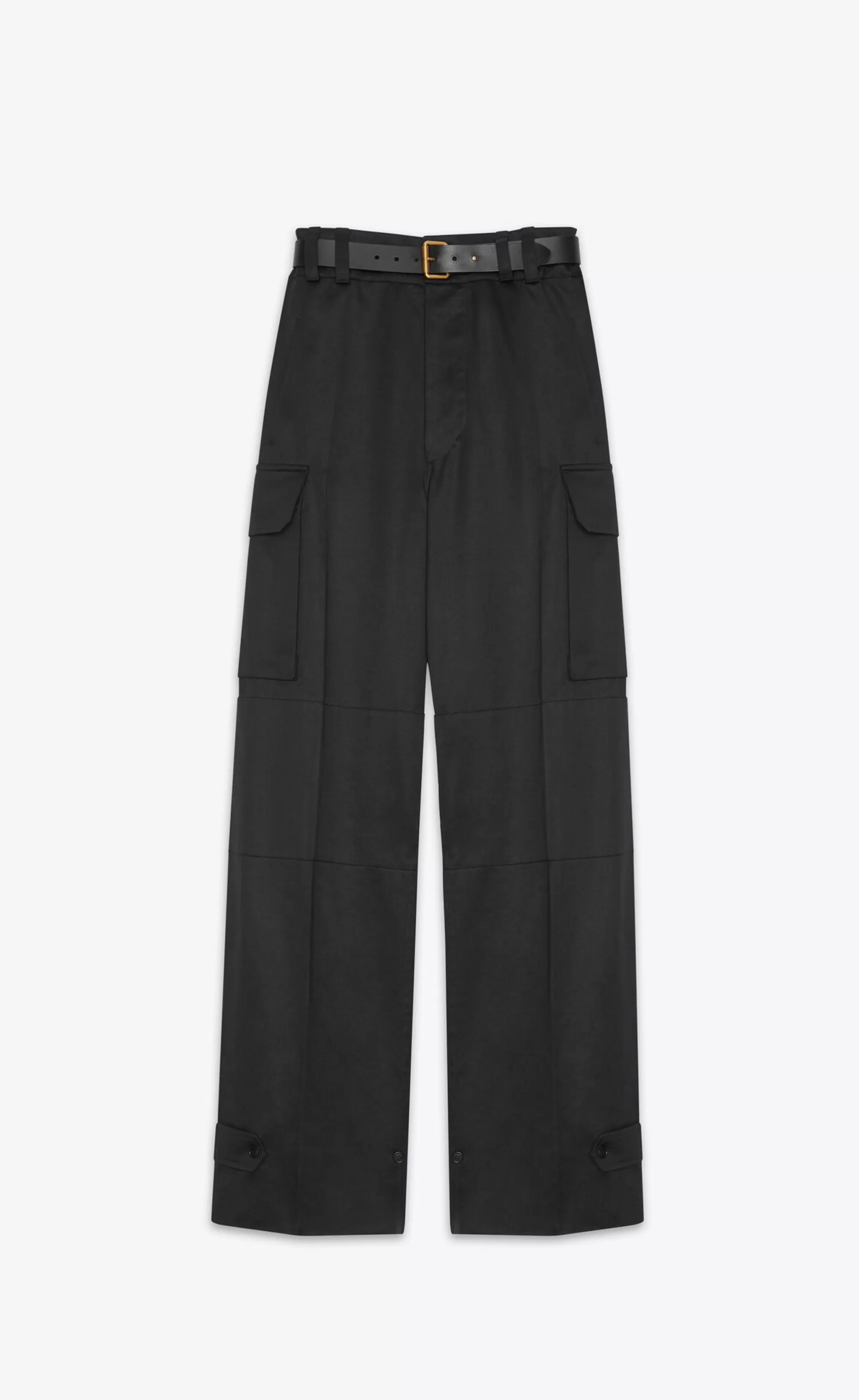 Women Saint Laurent Denim | JACKETS AND PANTS^CASSANDRE Cargo Pants In Cotton Gabardine | | YSL.com