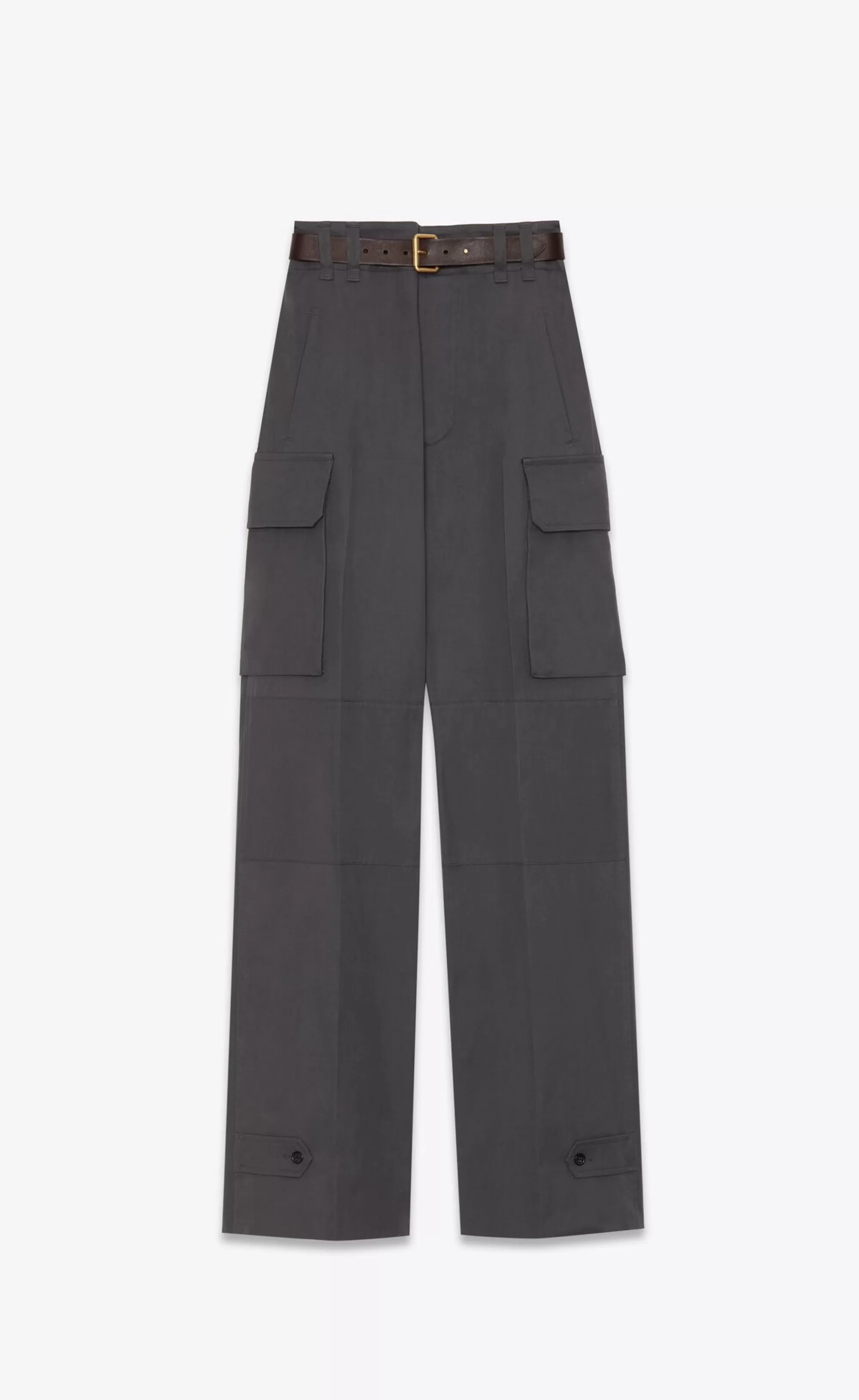 Women Saint Laurent Denim | JACKETS AND PANTS^CASSANDRE Cargo Pants In Cotton Twill | | YSL.com