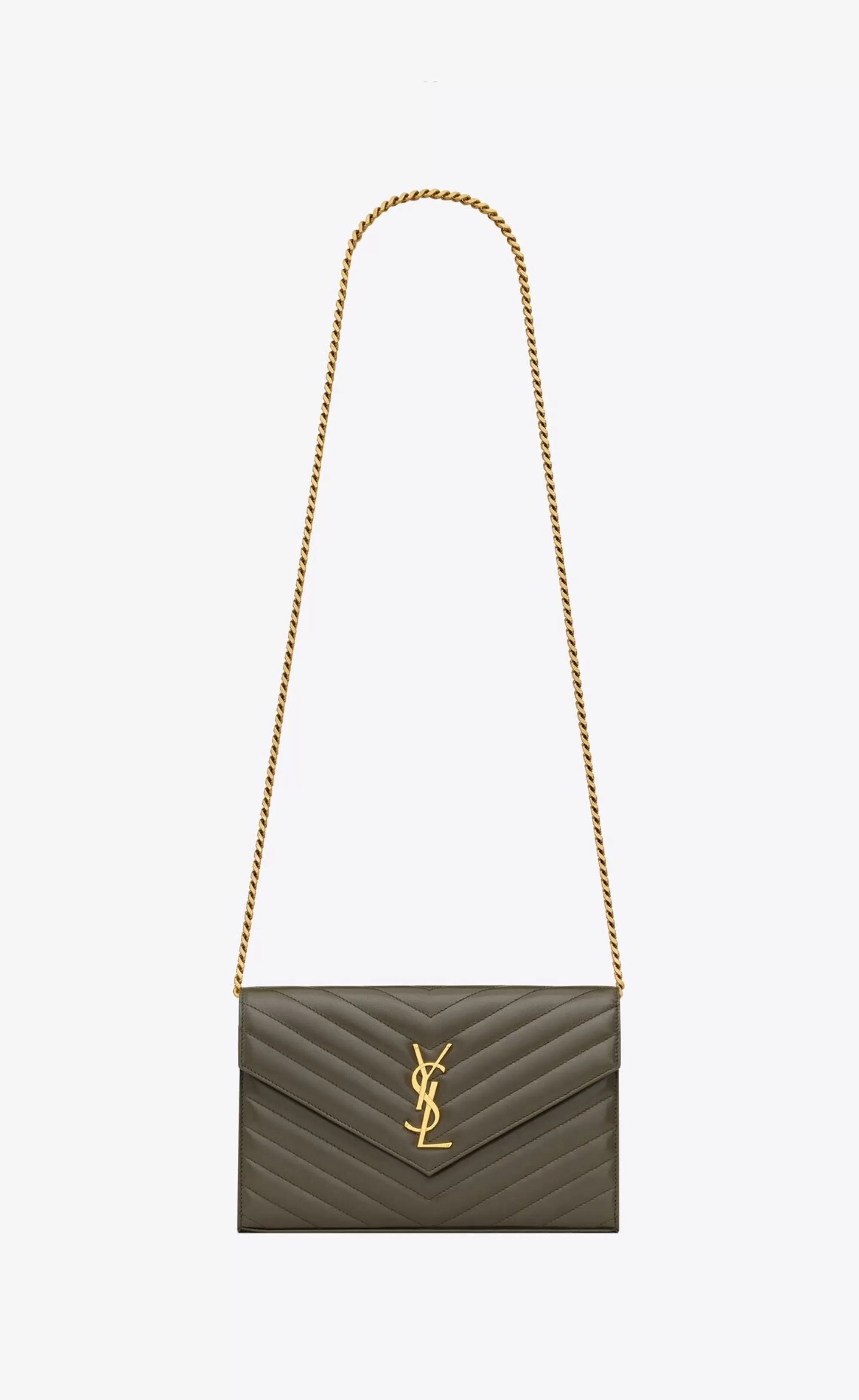 Women Saint Laurent CHAIN WALLETS | MINI BAGS^CASSANDRE CHAIN WALLET IN LAMBSKIN | | YSL.com