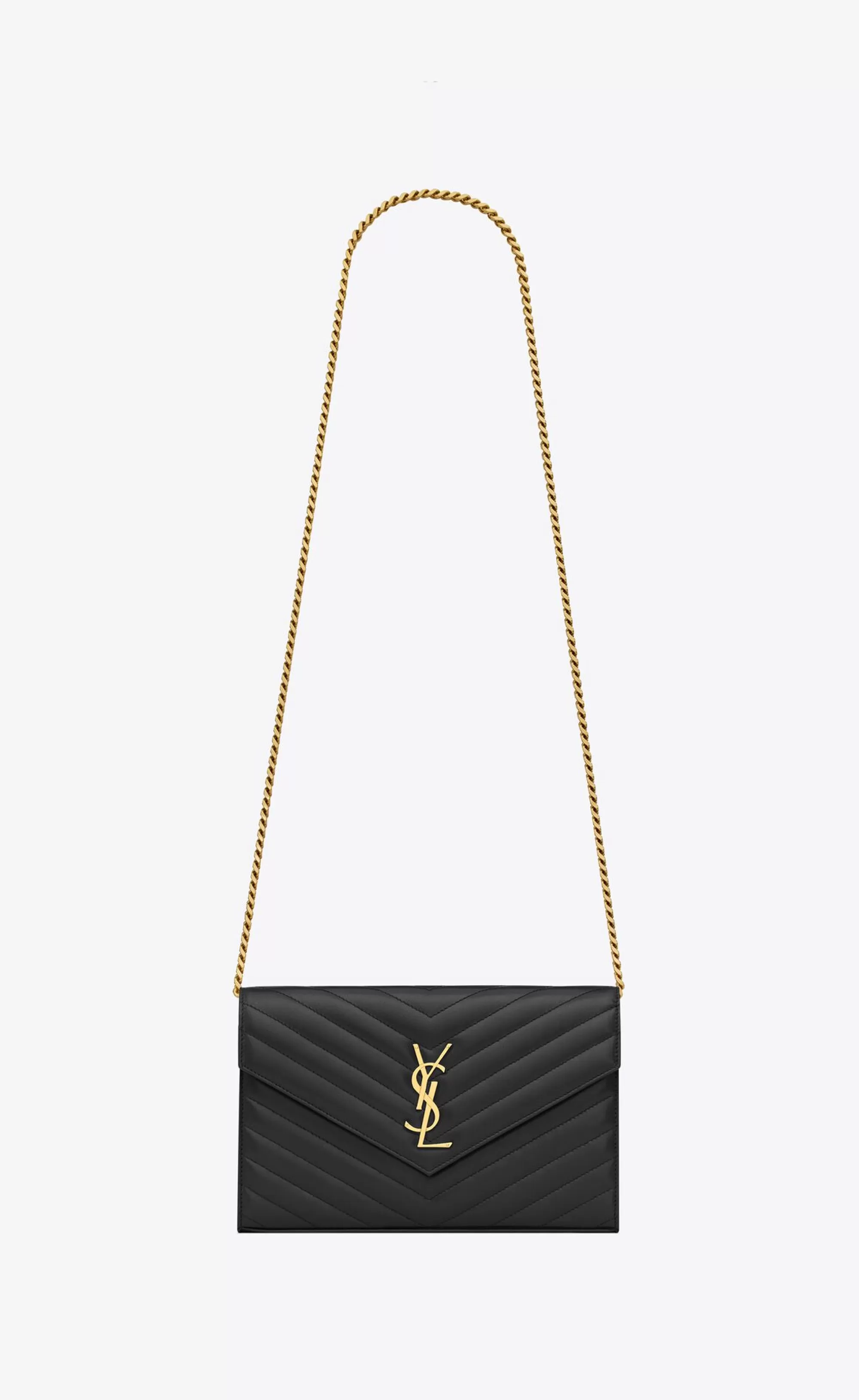 Women Saint Laurent CHAIN WALLETS | MINI BAGS^CASSANDRE CHAIN WALLET IN LAMBSKIN | | YSL.com