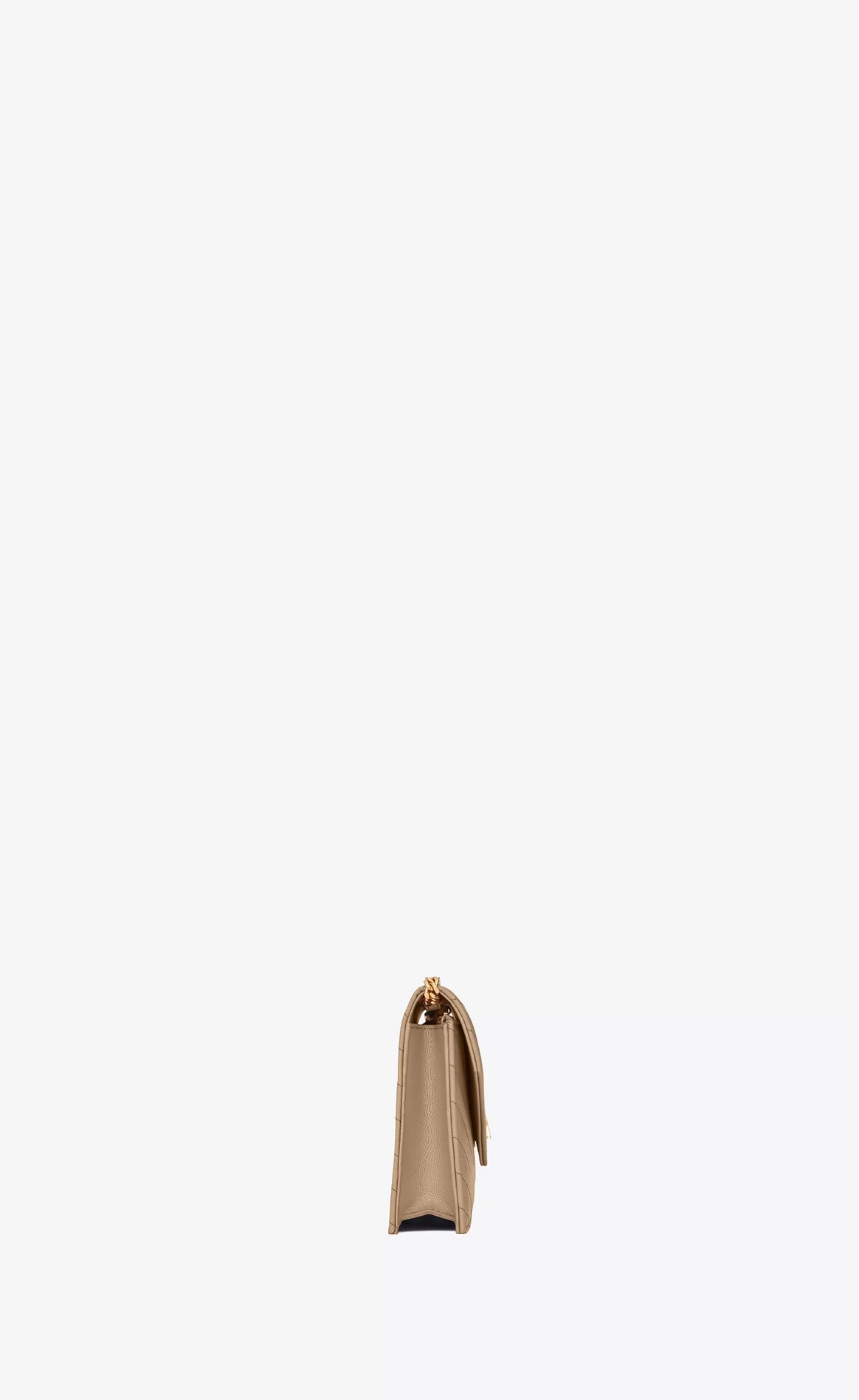 Women Saint Laurent CHAIN WALLETS | MINI BAGS^CASSANDRE ENVELOPE CHAIN WALLET IN GRAIN DE POUDRE LEATHER | | YSL.com