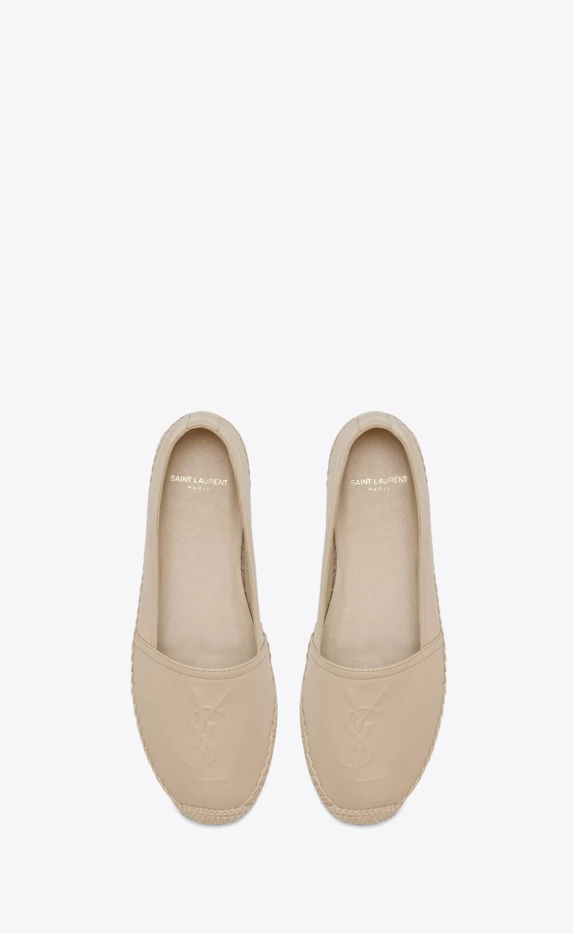 Women Saint Laurent Flat Sandals^CASSANDRE Espadrilles In Lambskin | | YSL.com