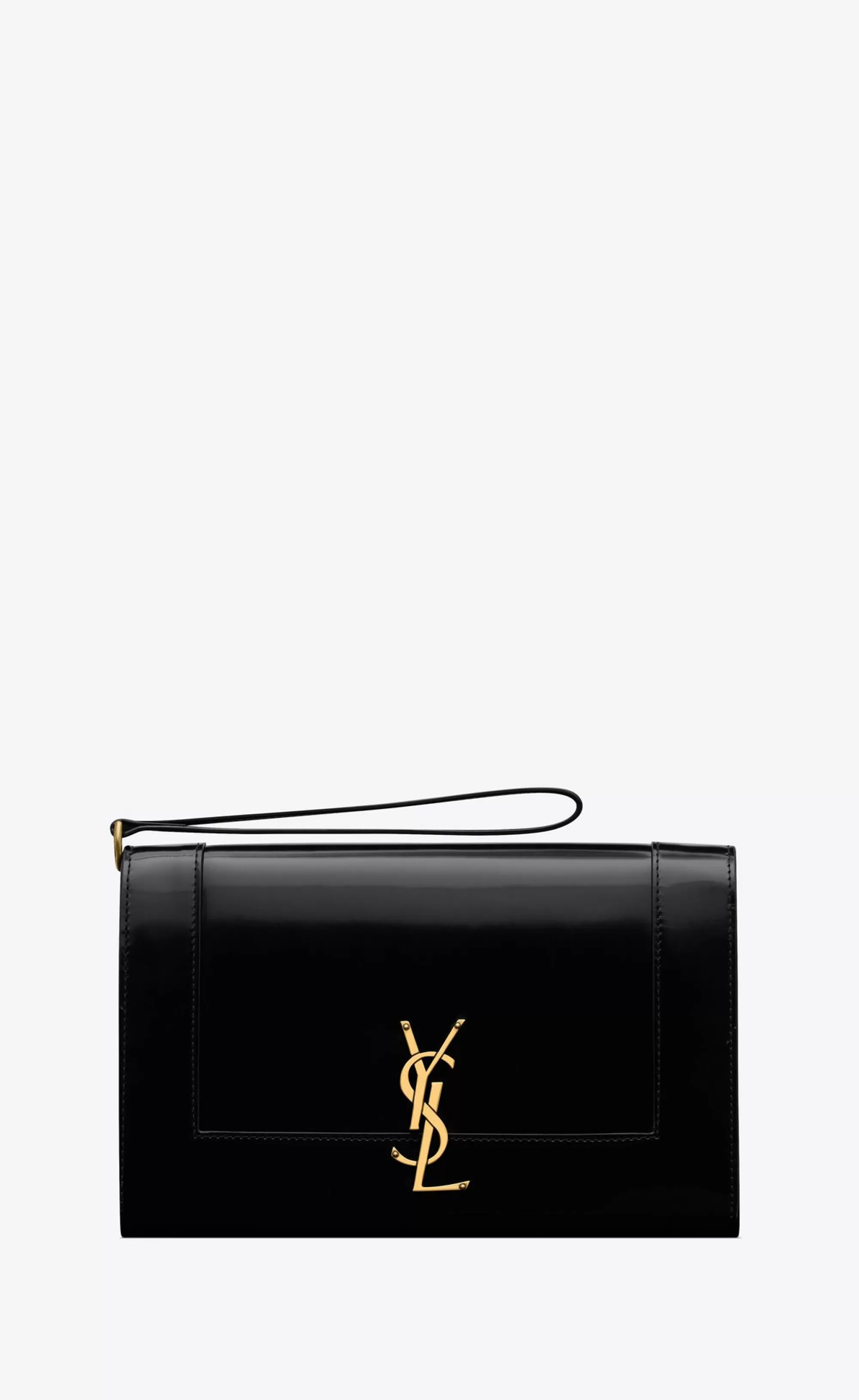 Women Saint Laurent pouches^CASSANDRE Flap Pouch In Shiny Leather | | YSL.com