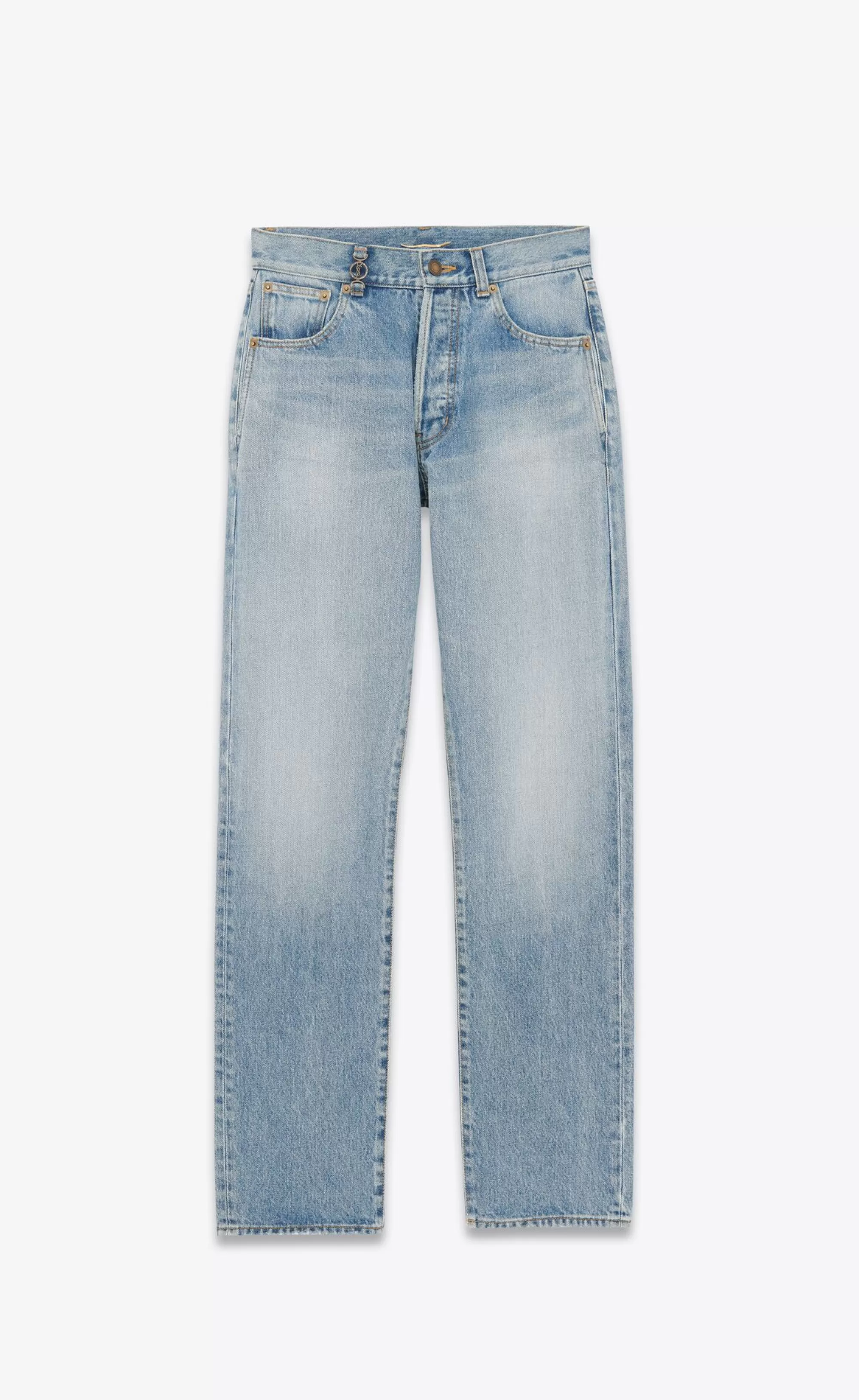 Women Saint Laurent Denim^CASSANDRE Jeans In Denim | | YSL.com