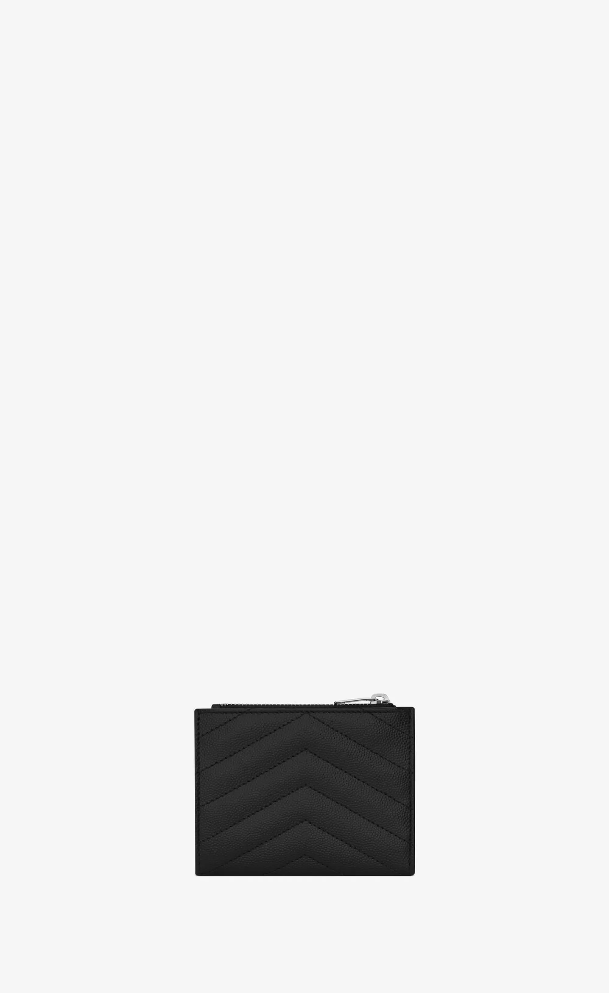 Women Saint Laurent WALLETS^CASSANDRE MATELASSÉ Bi-fold Wallet In Grain De Poudre Embossed Leather | | YSL.com