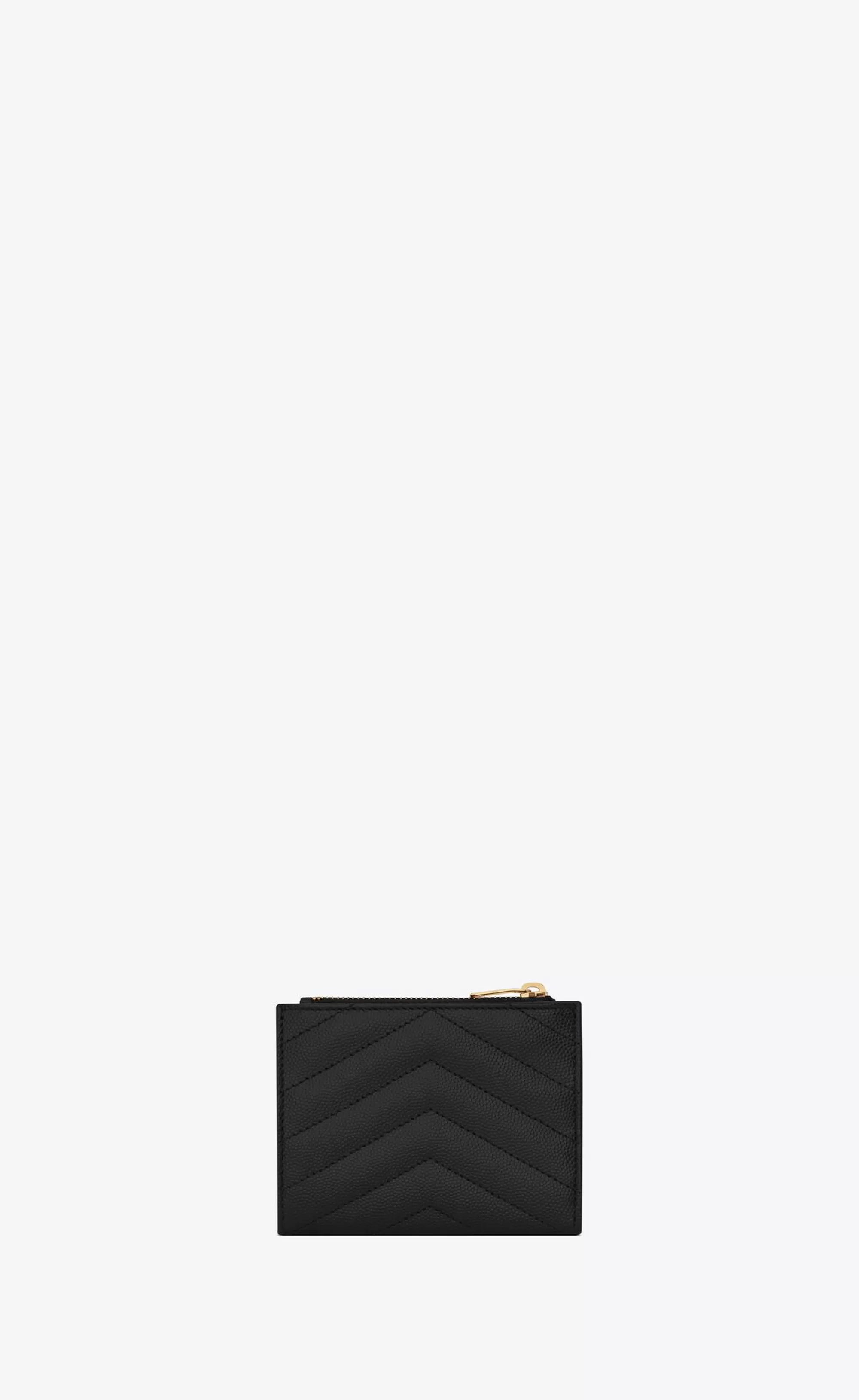Women Saint Laurent WALLETS^CASSANDRE MATELASSÉ Bi-fold Wallet In Grain De Poudre Embossed Leather | | YSL.com