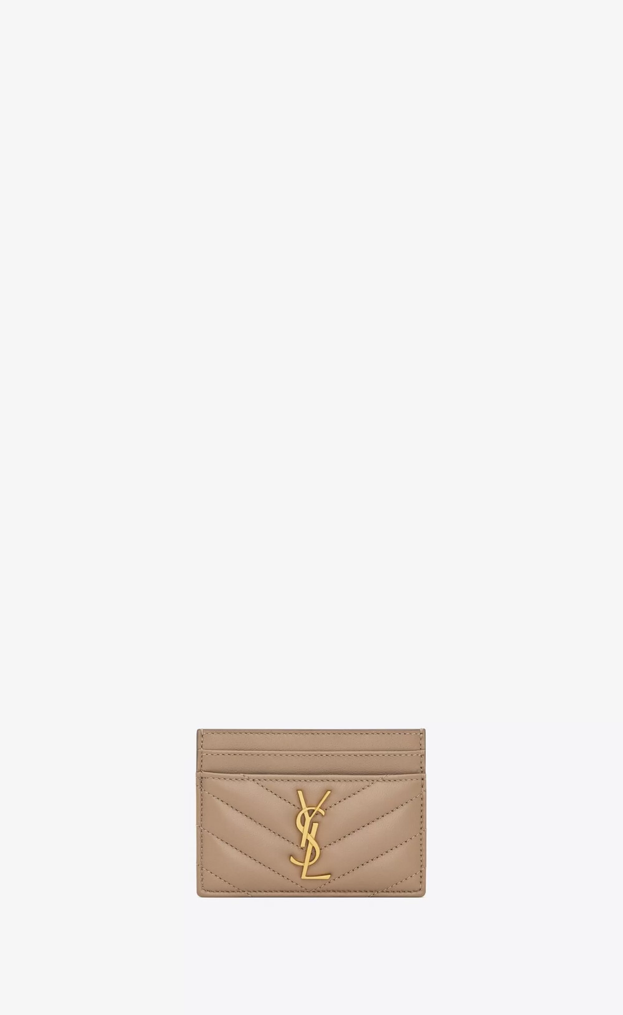 Women Saint Laurent CARD CASES^CASSANDRE MATELASSÉ Card Case In Lambskin | | YSL.com