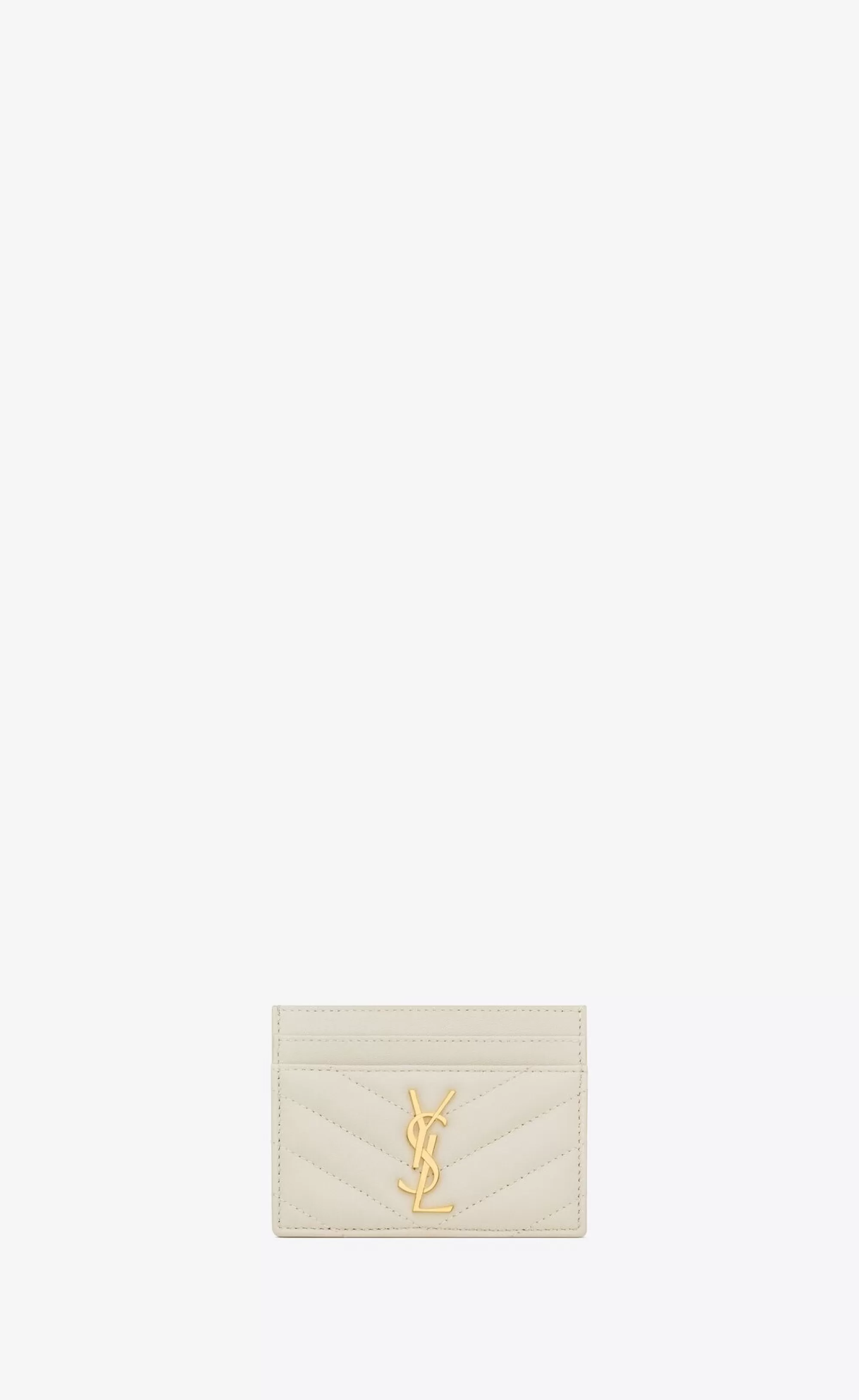 Women Saint Laurent CARD CASES^CASSANDRE MATELASSÉ Card Case In Lambskin | | YSL.com