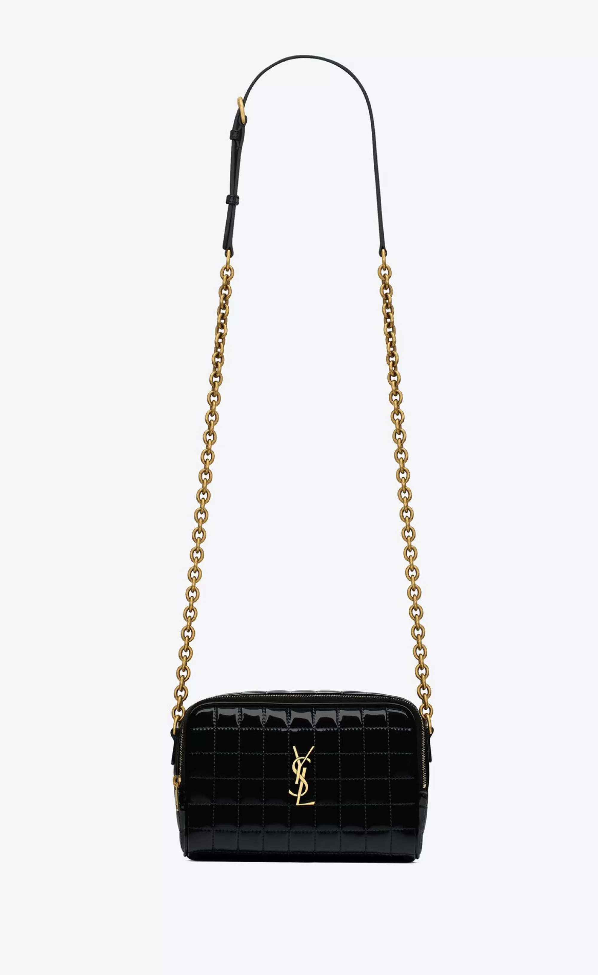 Women Saint Laurent MINI BAGS | CROSSBODY BAGS^CASSANDRE MATELASSÉ CARRÉ Mini Camera Bag In Shiny Canvas | | YSL.com