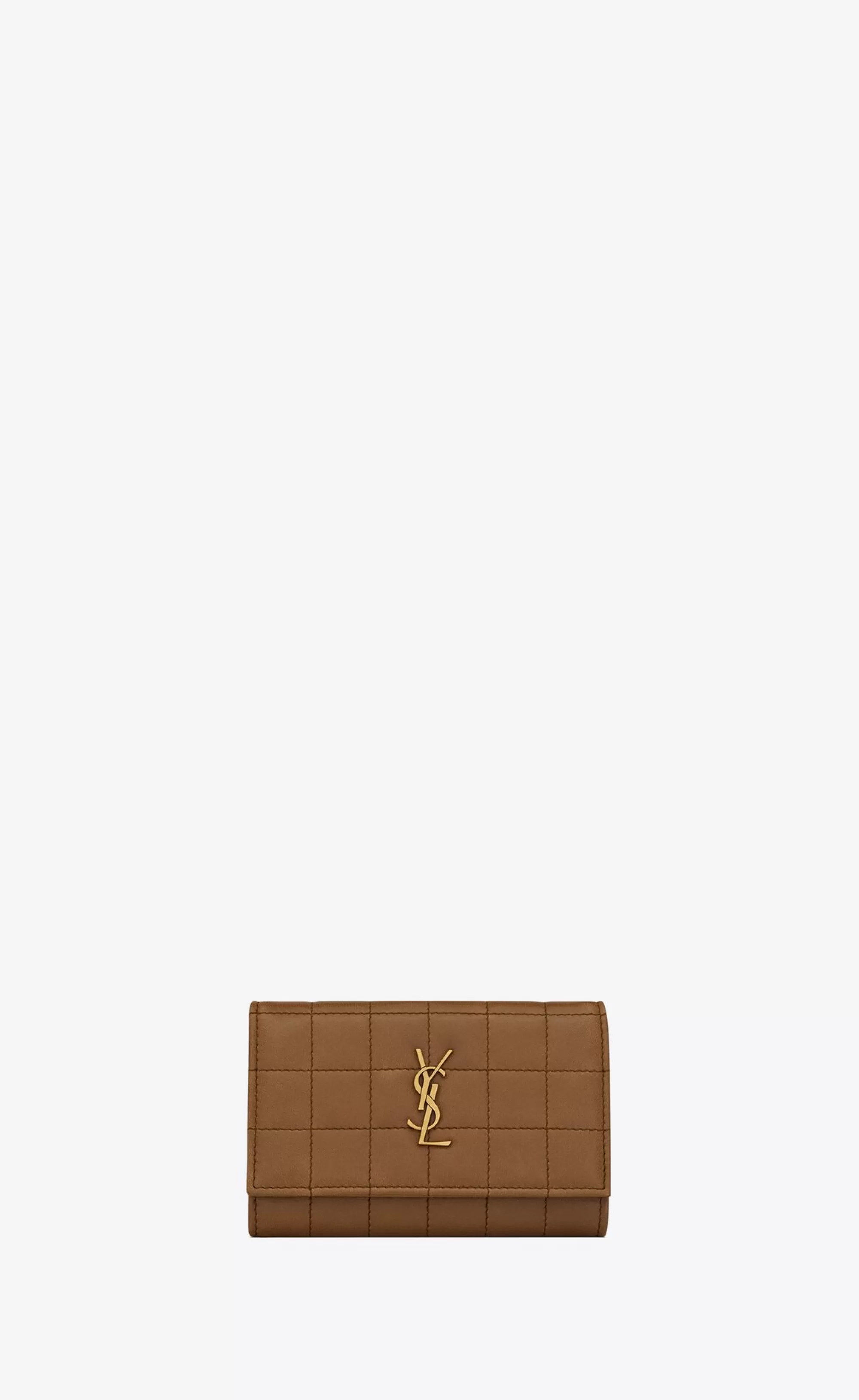 Women Saint Laurent WALLETS^CASSANDRE MATELASSÉ CARRÉ Small Envelope Wallet In Lambskin | | YSL.com