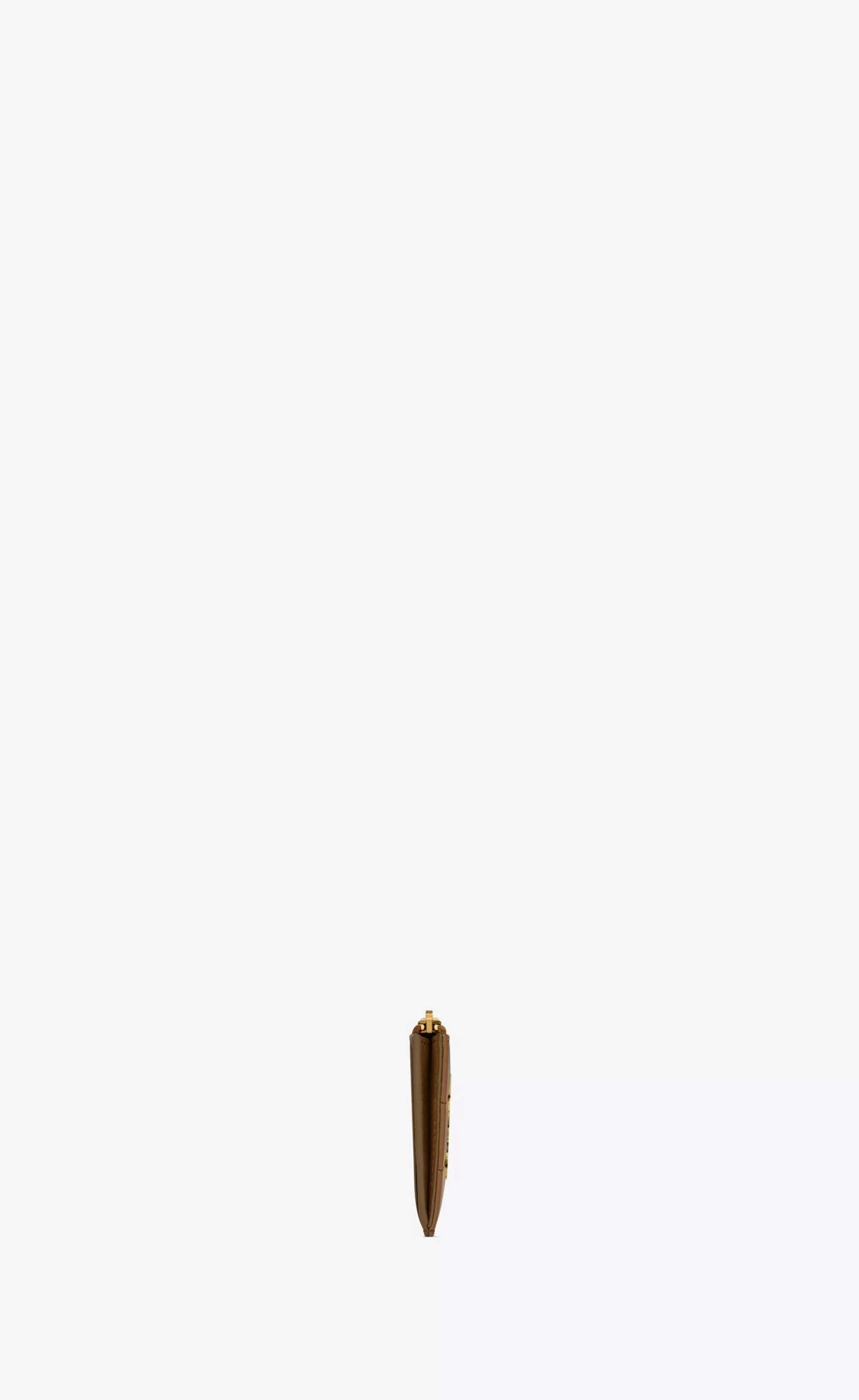 Women Saint Laurent CARD CASES^Cassandre Matelassé Carré Zipped Card Case In Lambskin | | YSL.com