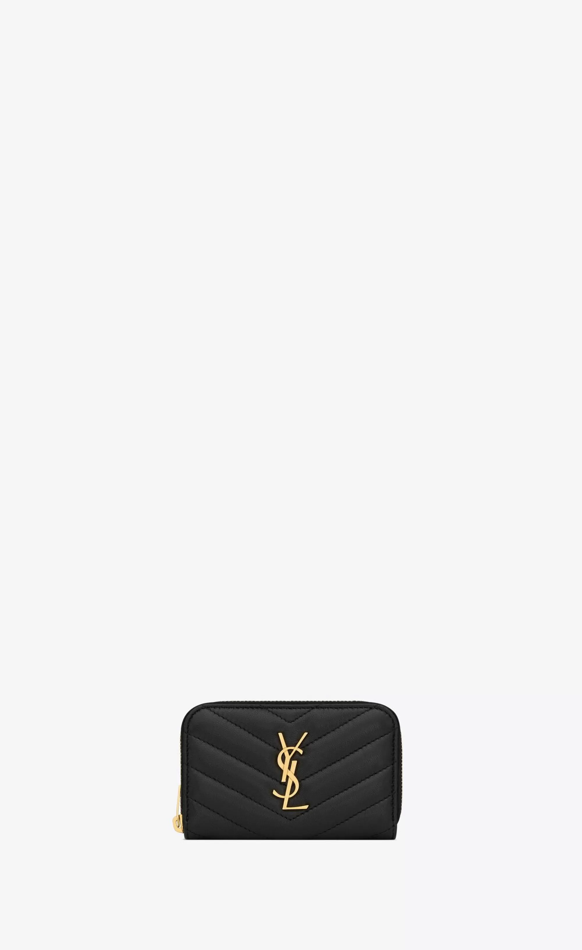 Women Saint Laurent WALLETS^CASSANDRE MATELASSÉ Coin Card Wallet In Lambskin | | YSL.com