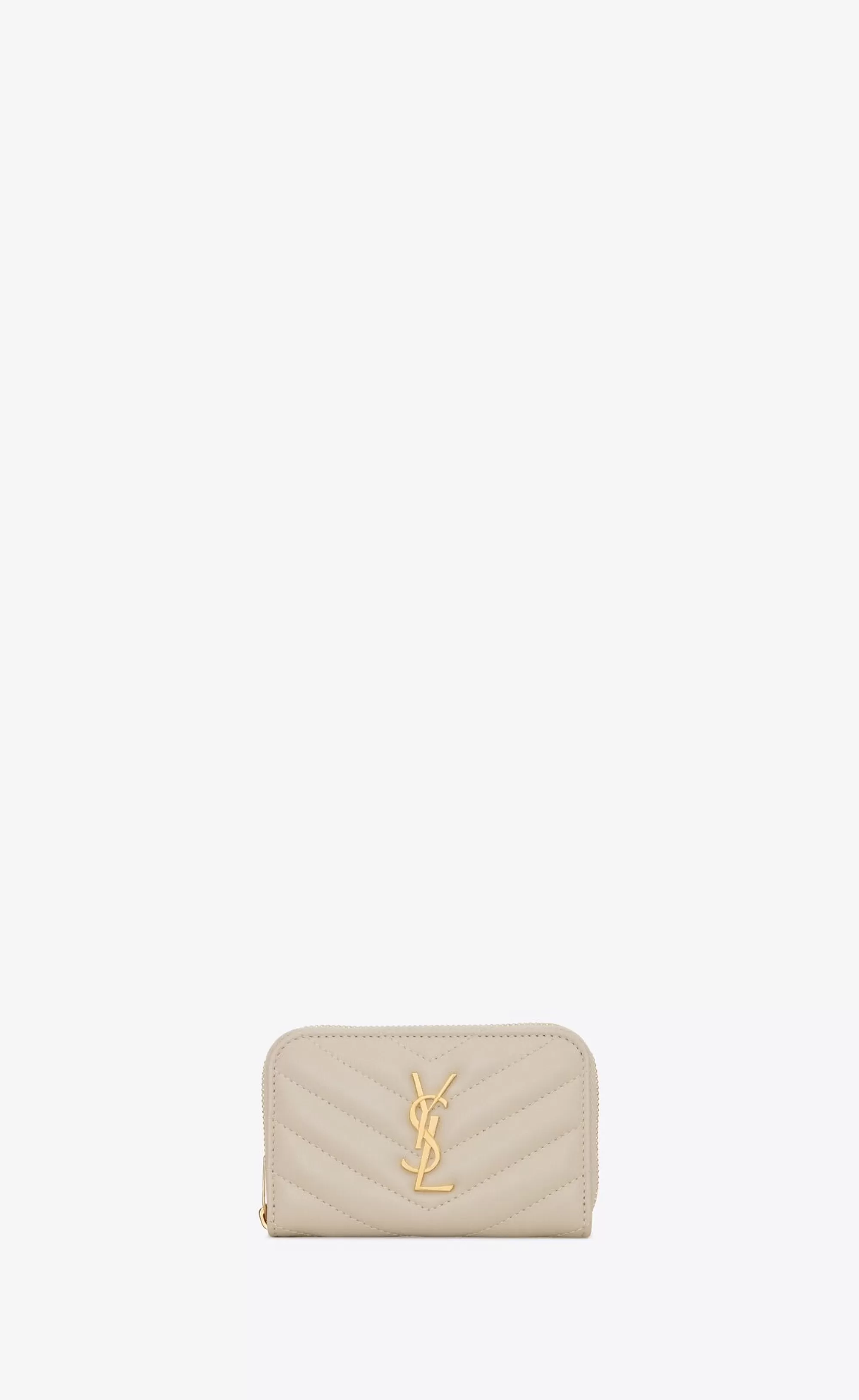 Women Saint Laurent WALLETS^CASSANDRE MATELASSÉ Coin Card Wallet In Lambskin | | YSL.com