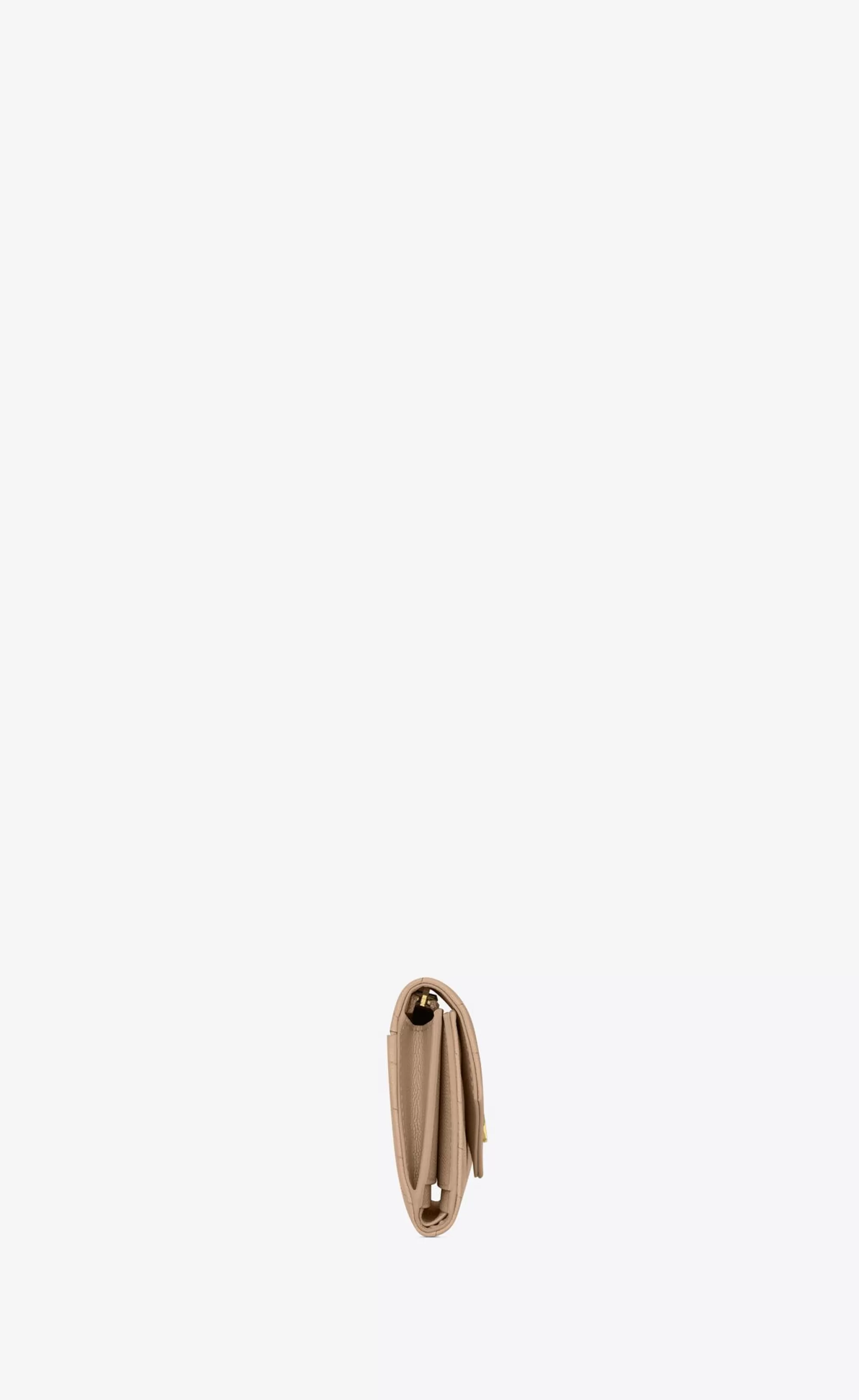 Women Saint Laurent WALLETS^CASSANDRE MATELASSÉ Compact Tri Fold Wallet In Grain De Poudre Embossed Leather | | YSL.com